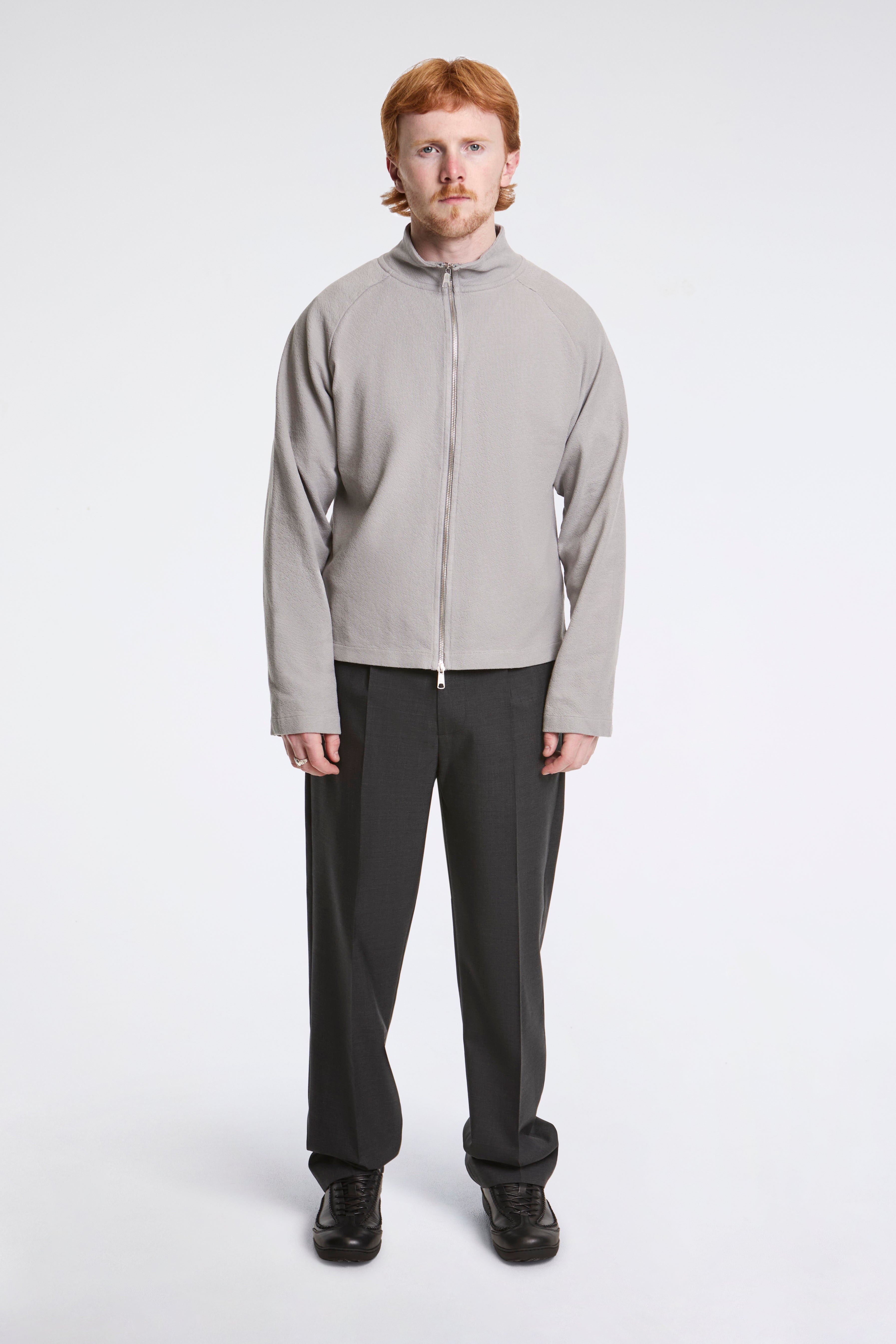 Leisure Zip Up Mineral Grey Needle Jump