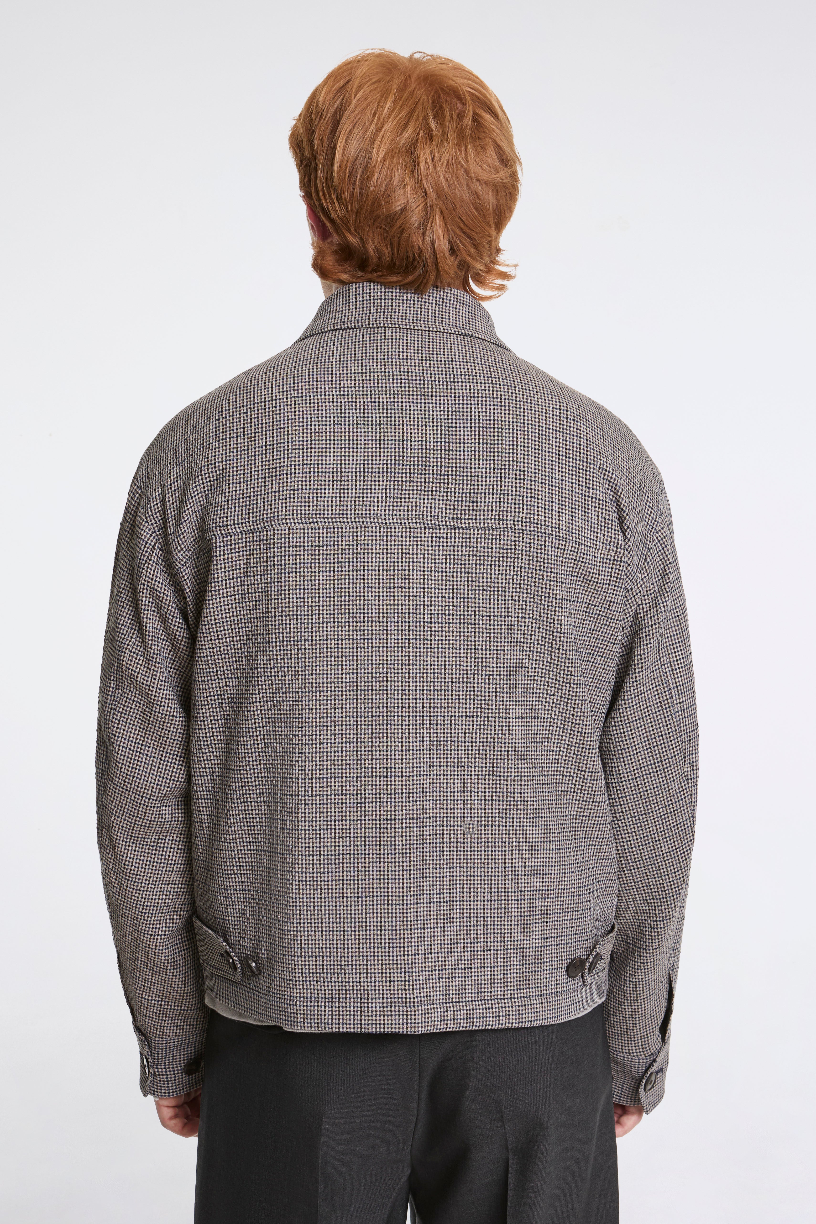 Mail Jacket Taupe Check