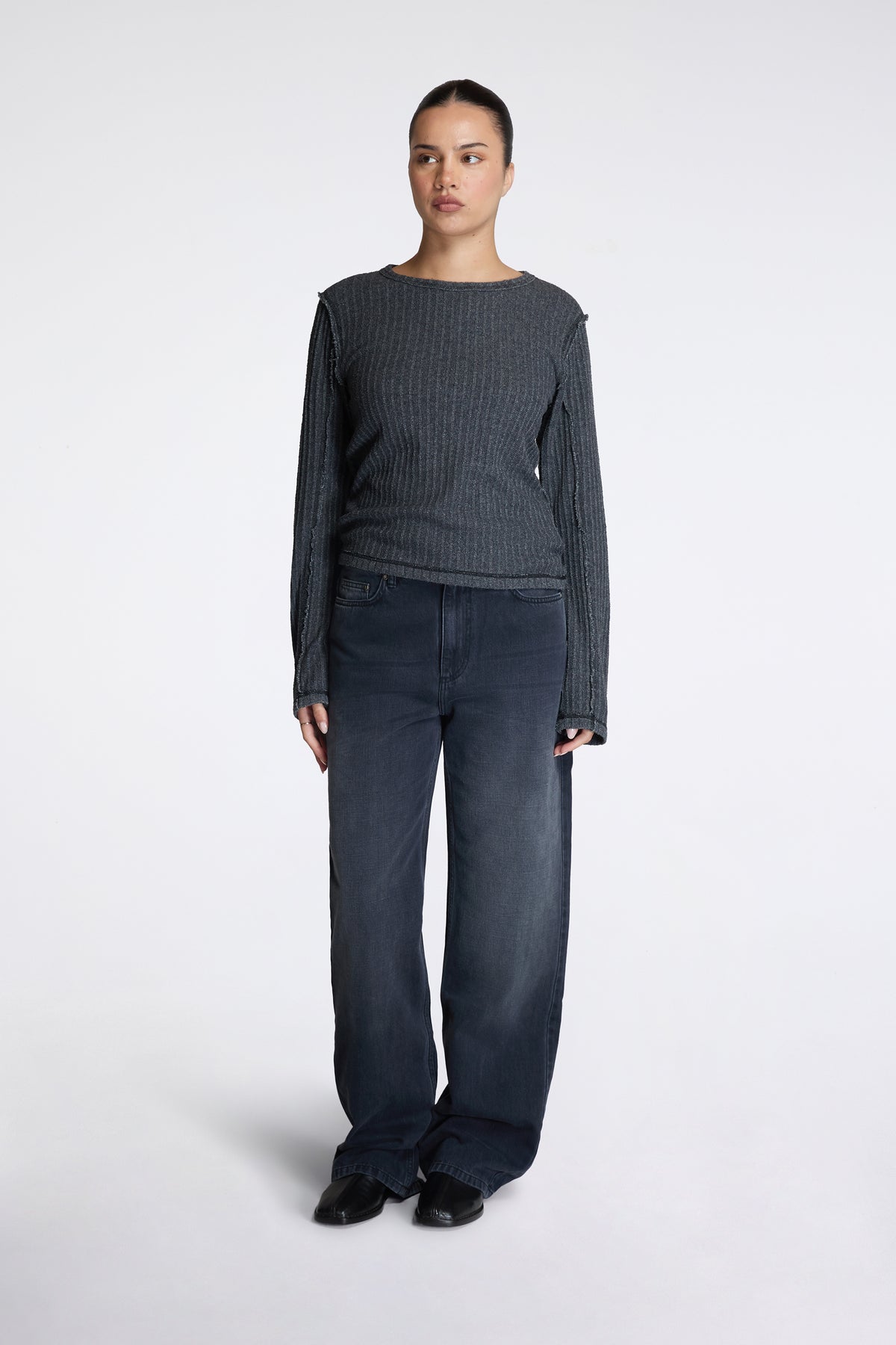 Frequent Jeans Rinsed Black