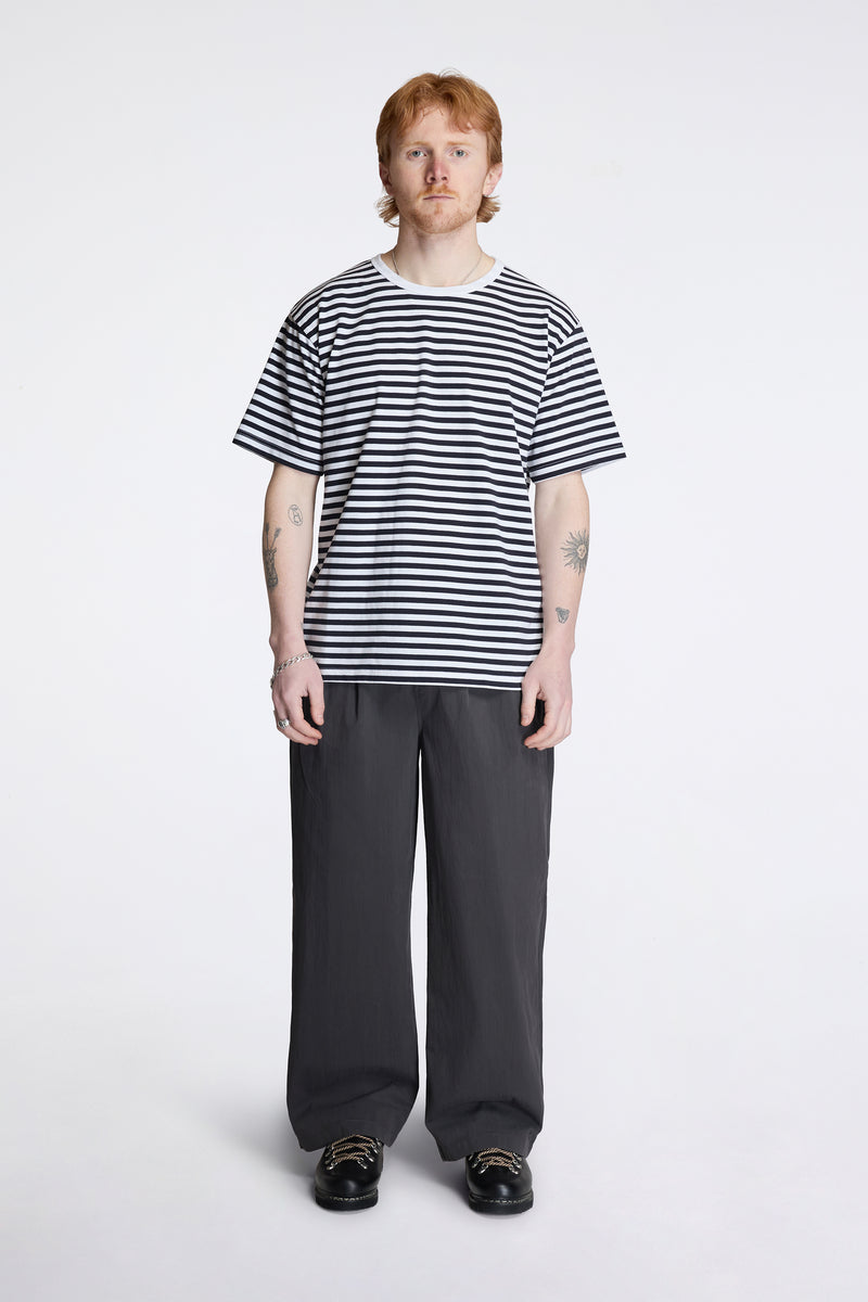 Coolmax Stripe Jersey Tee Dark Navy