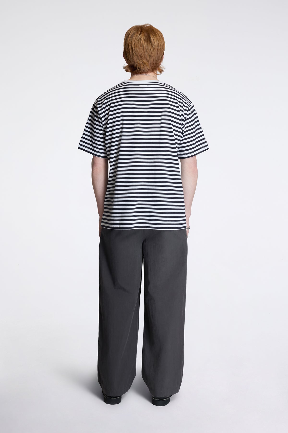 Coolmax Stripe Jersey Tee Dark Navy