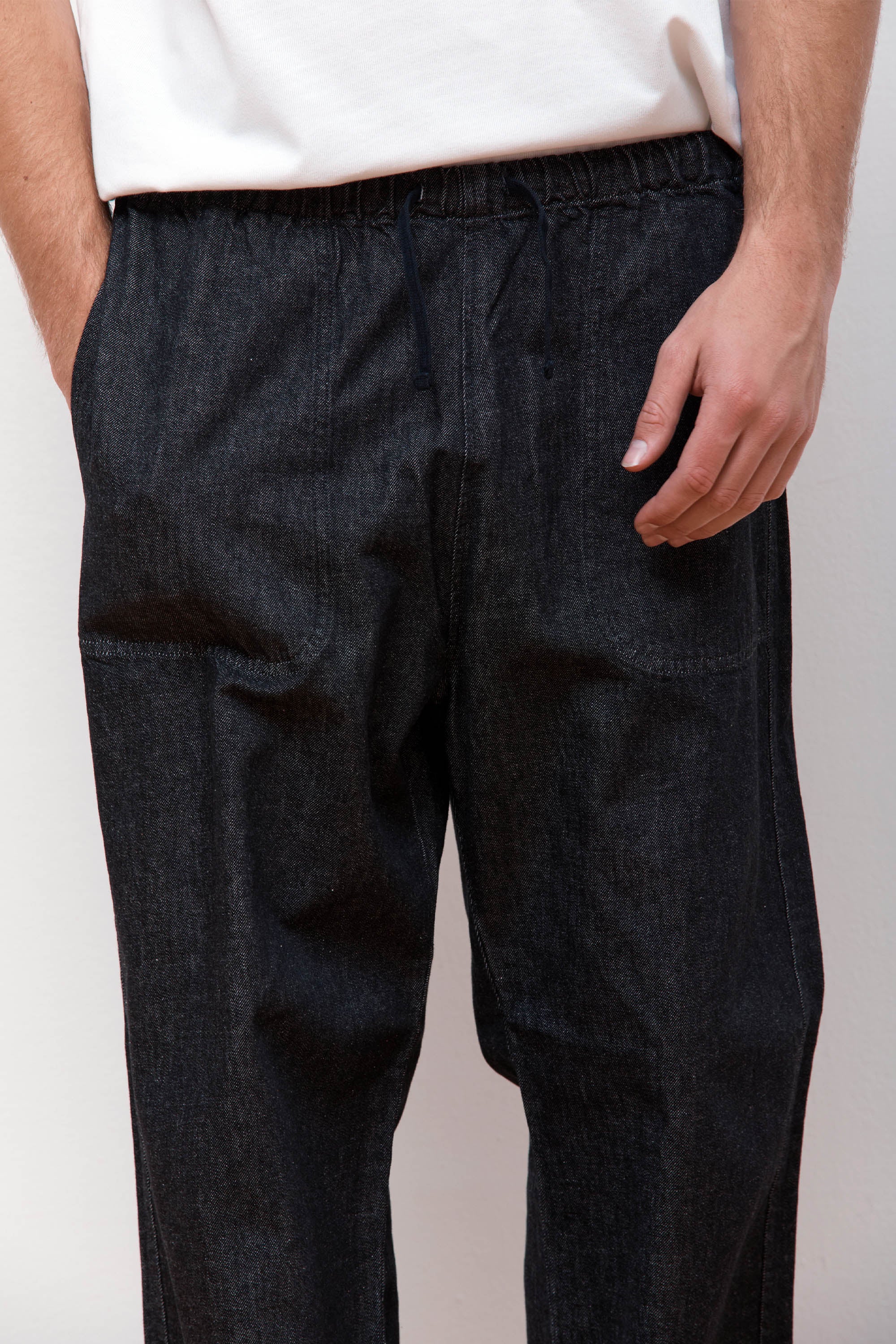 Easy Pants Black Denim