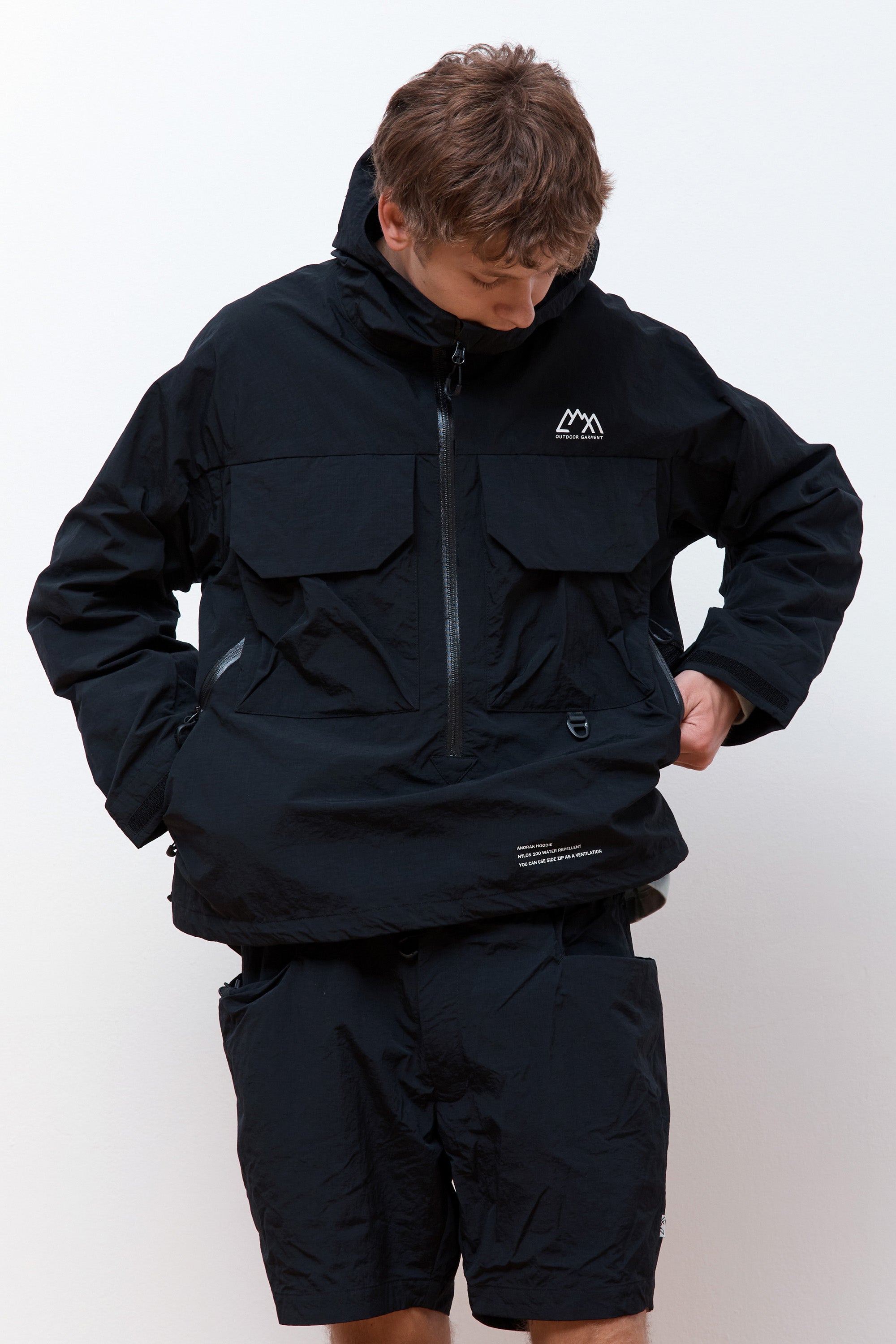 Anorak Hoodie Black