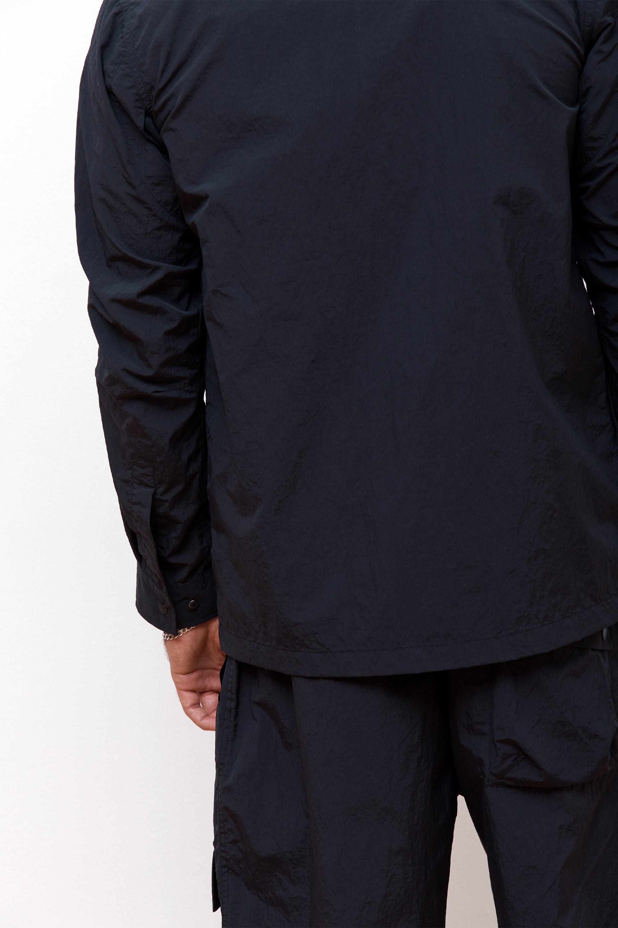 Veg Dyed Tech Cargo Shirt Black