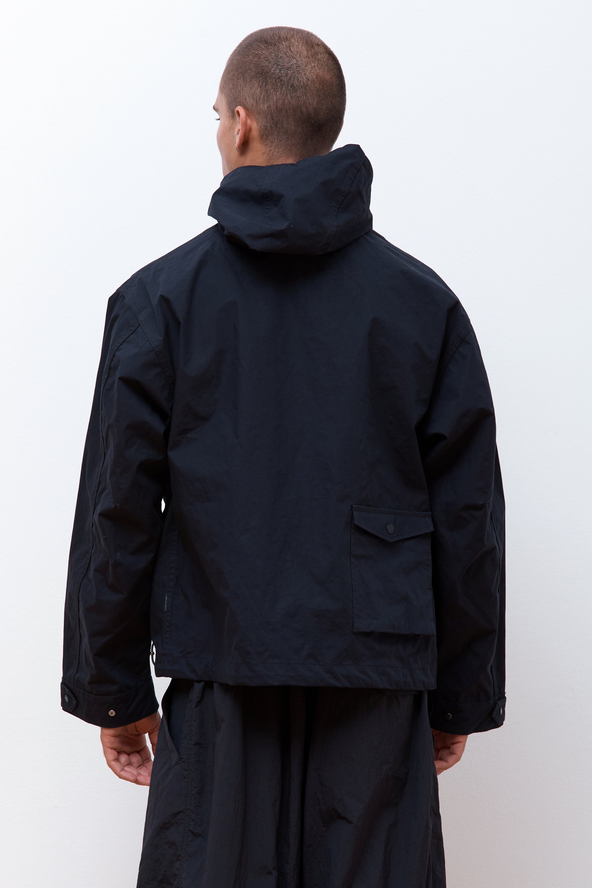 Oversized Monk Snoparka Black