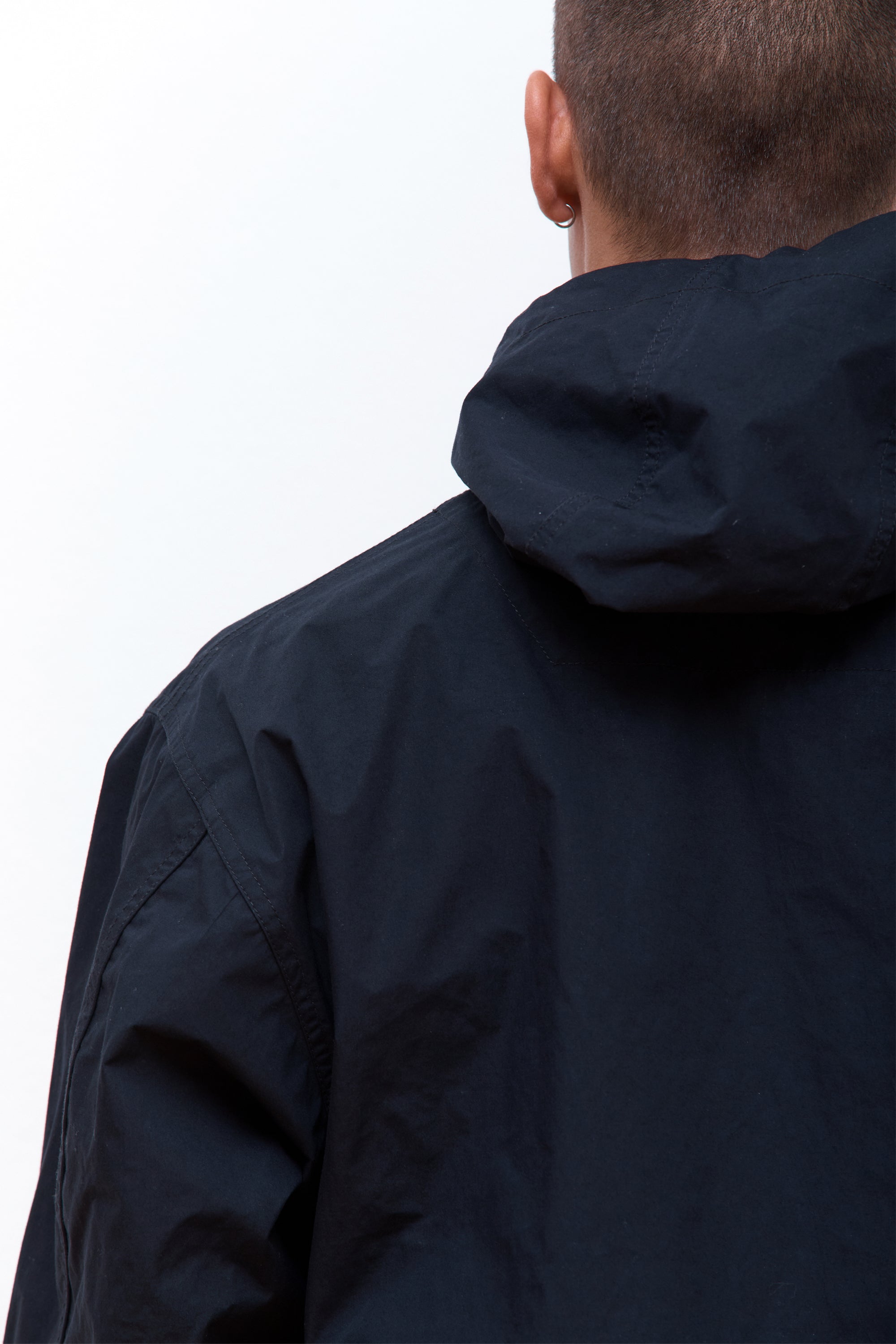 Oversized Monk Snoparka Black