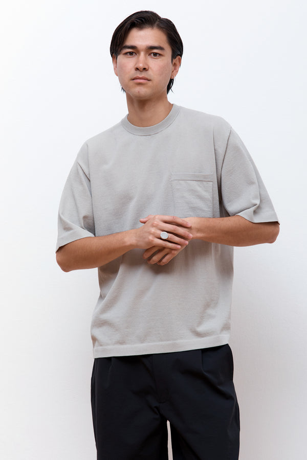 Wholegarment Wool T-Shirt Beige