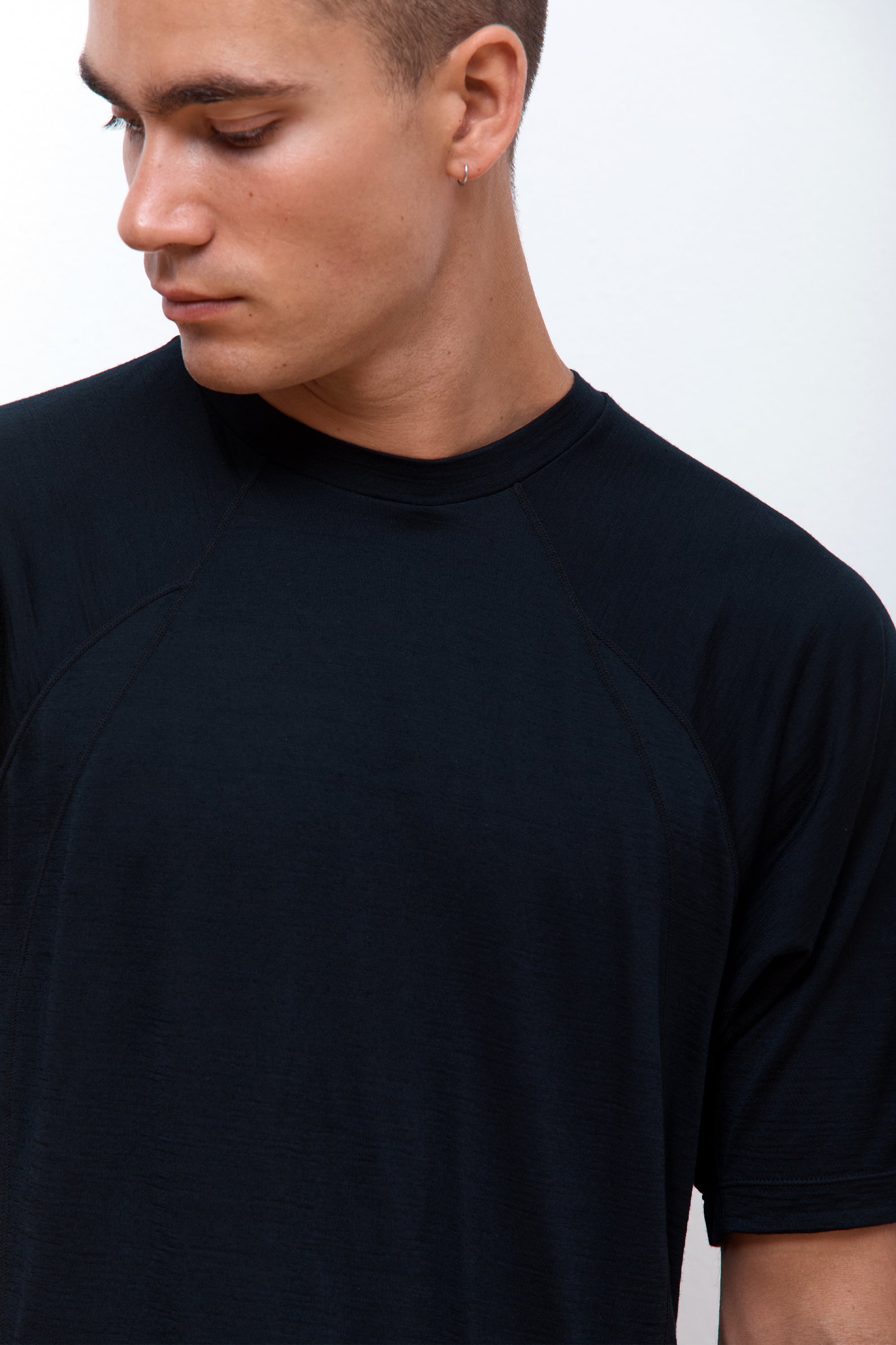 Wool T-Shirt Black