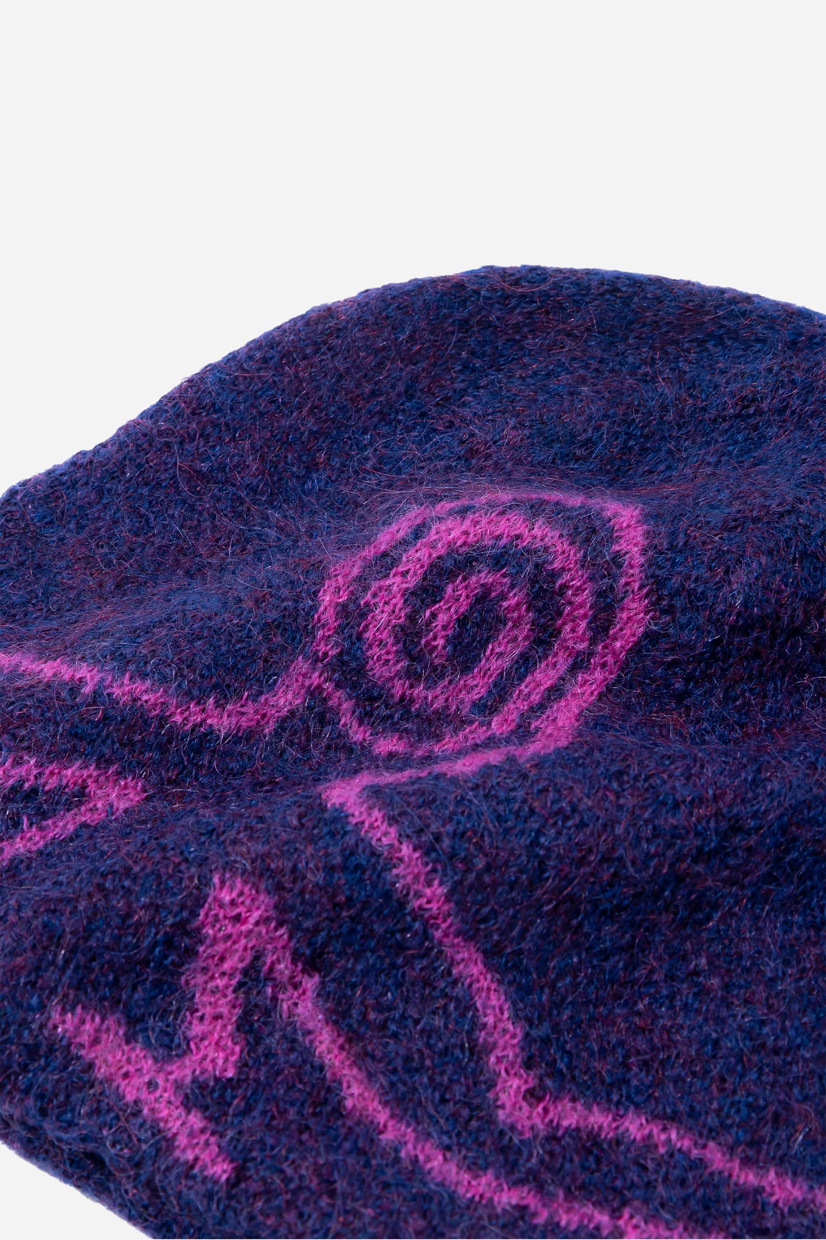 Exploration Mohair Mixed Beanie Purple