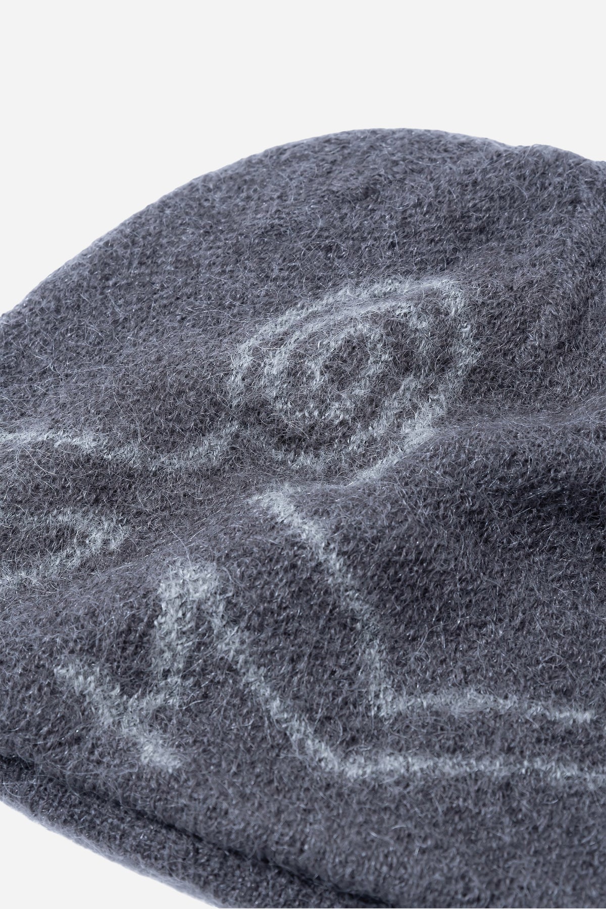 Exploration Mohair Mixed Beanie Slate Brown