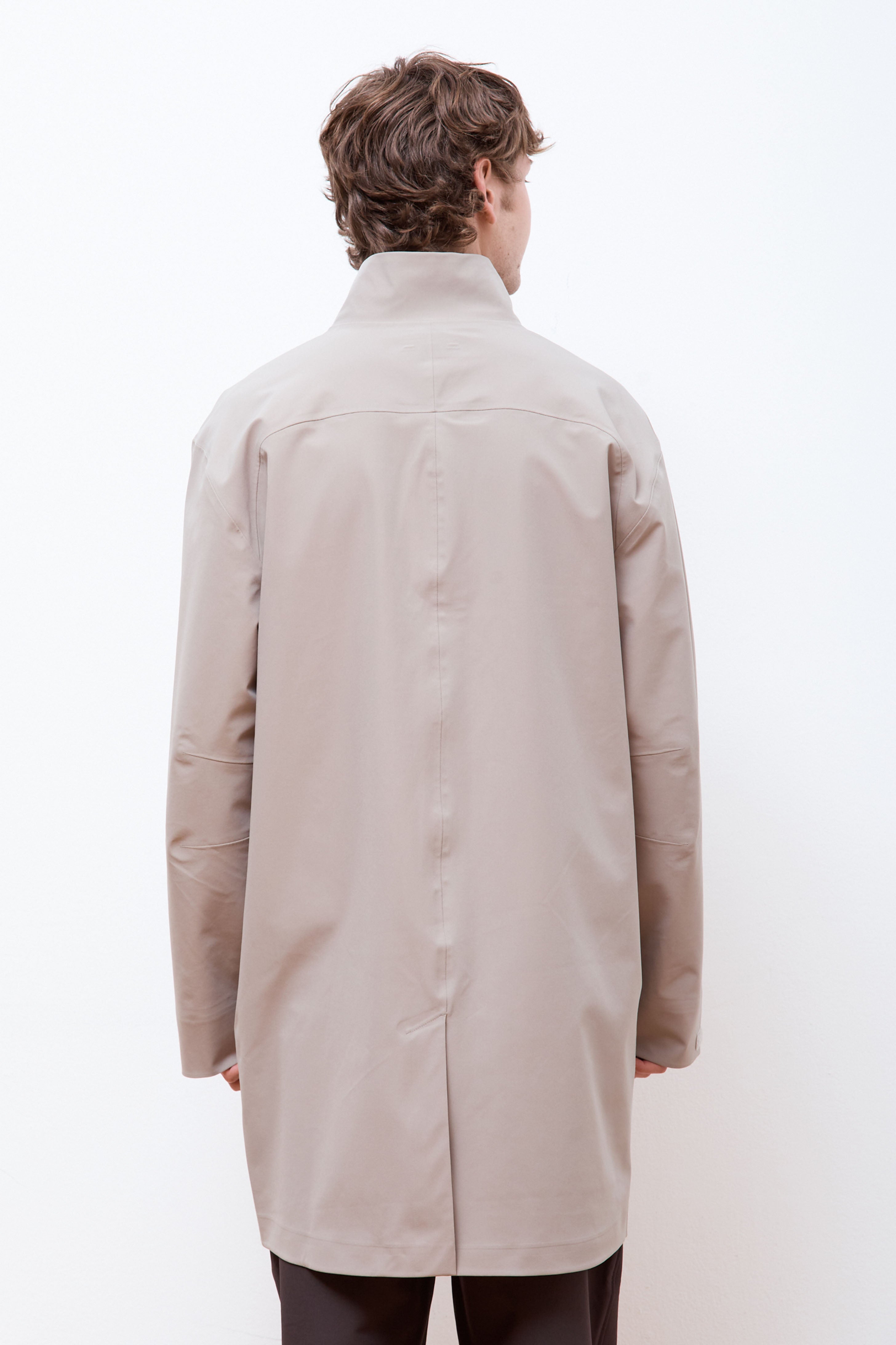 3L Shell Long Coat Beige