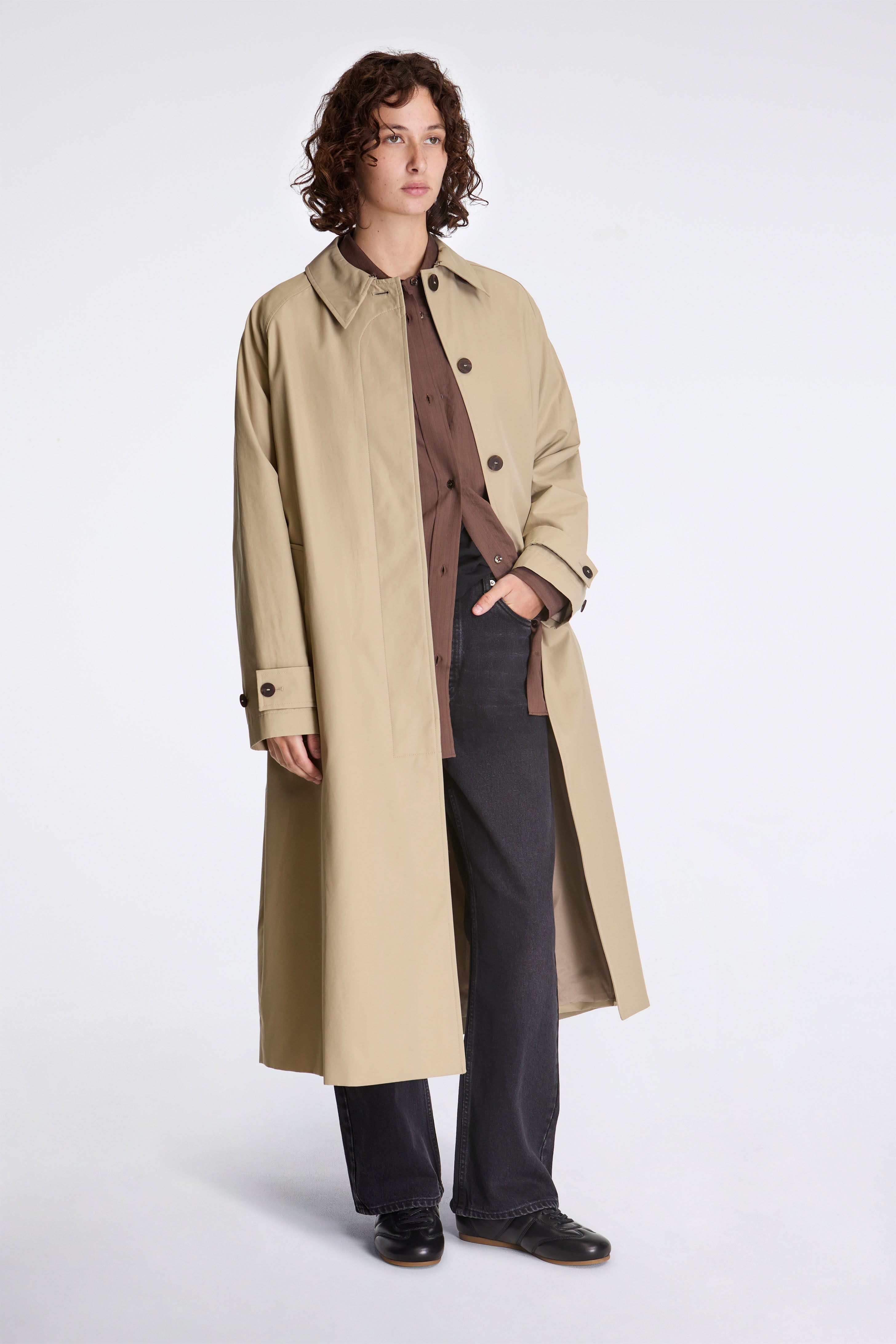 Studio Nicholson Holin Mac Coat Tan