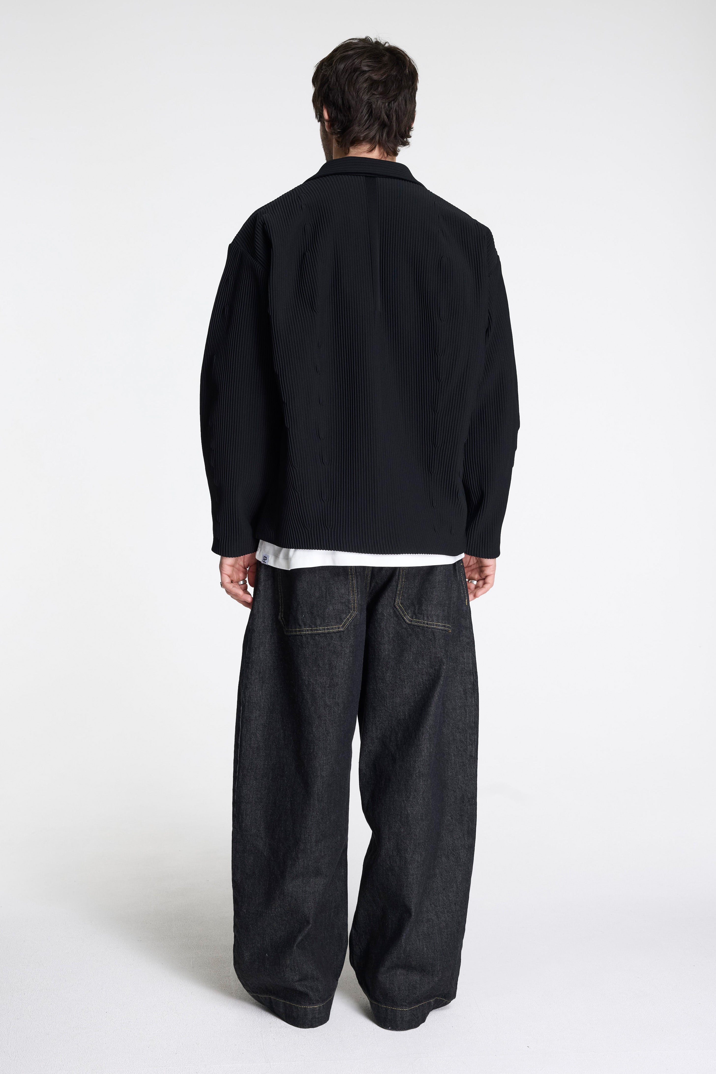 Hypha Tailored Cocoon Jacket Black