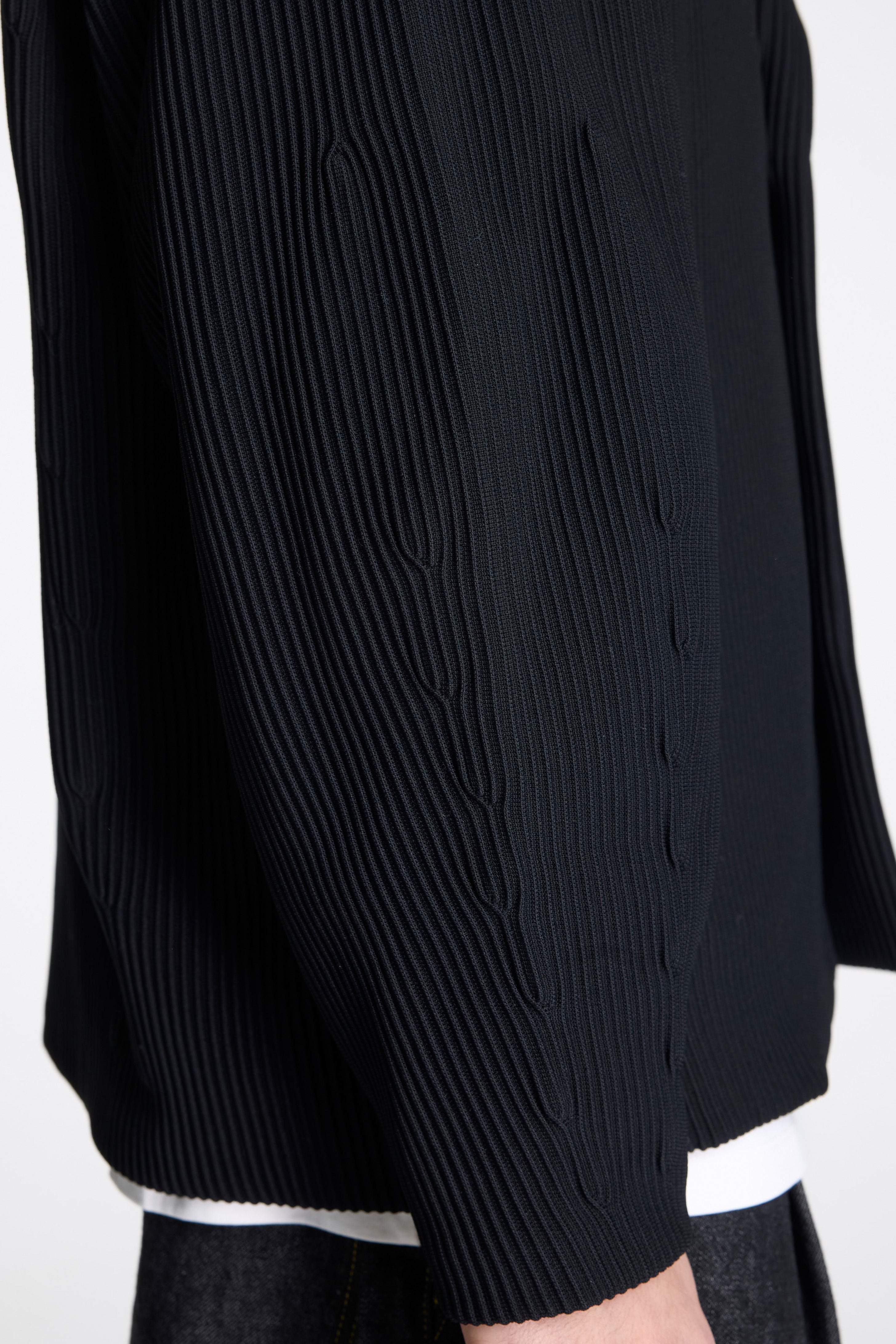 Hypha Tailored Cocoon Jacket Black