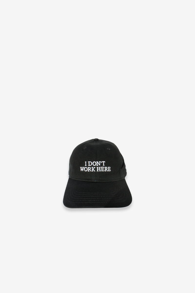 Sorry I Don't Work Here Hat Black