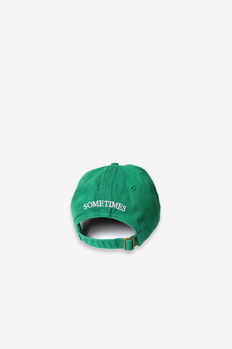 I Work Here Sometimes Hat Green
