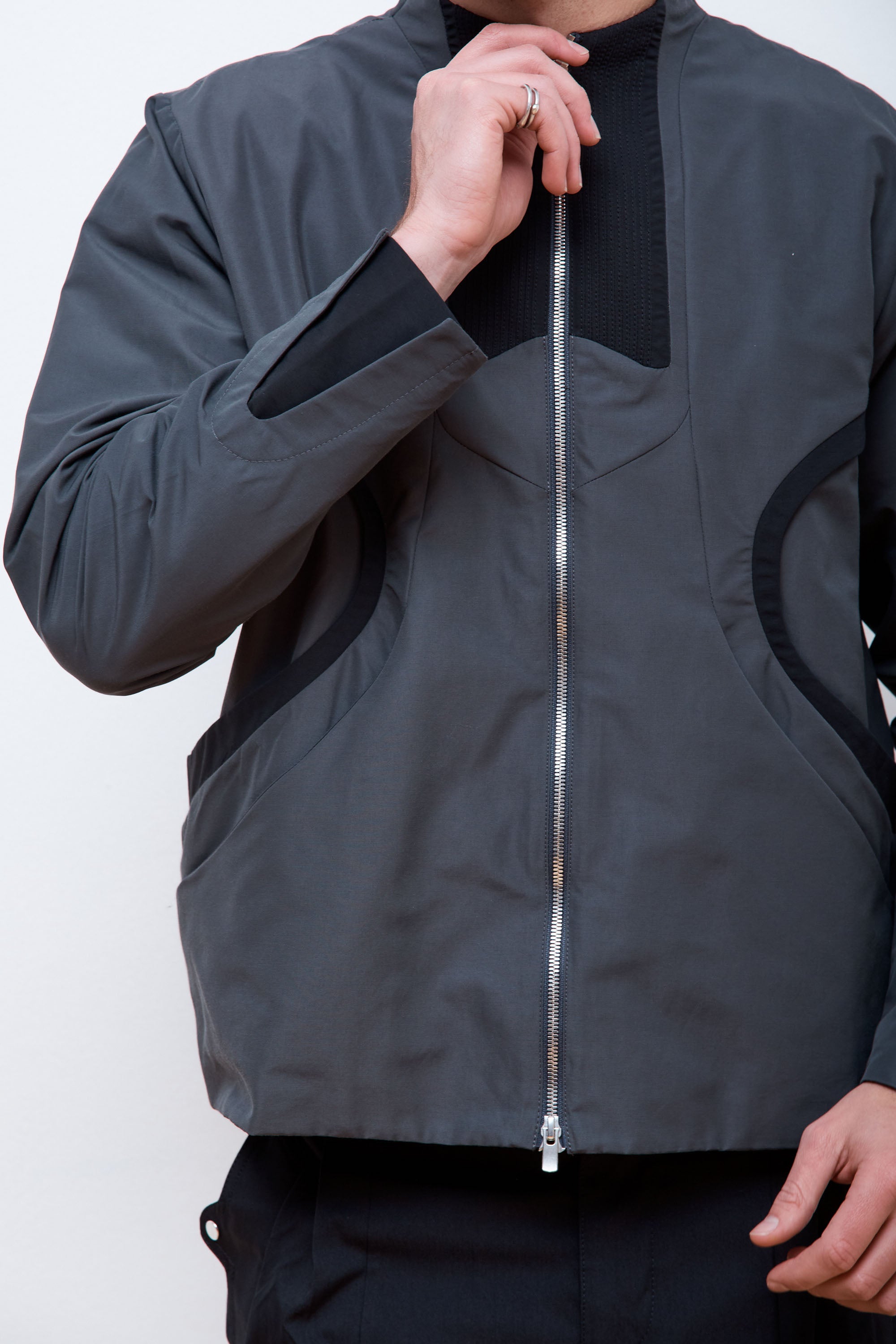 Pasve Jacket Black Grey