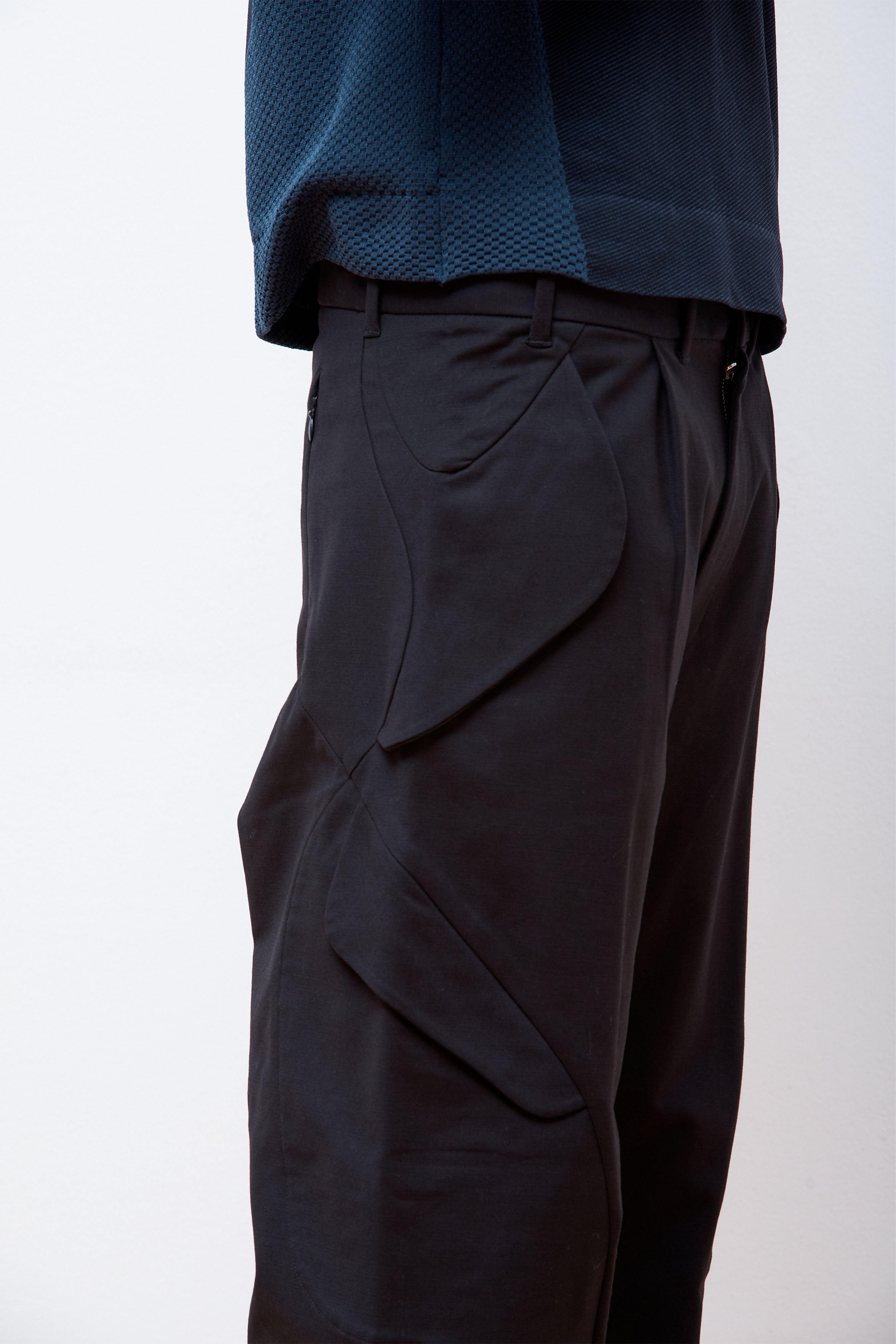 Brace Trousers Shungite Black