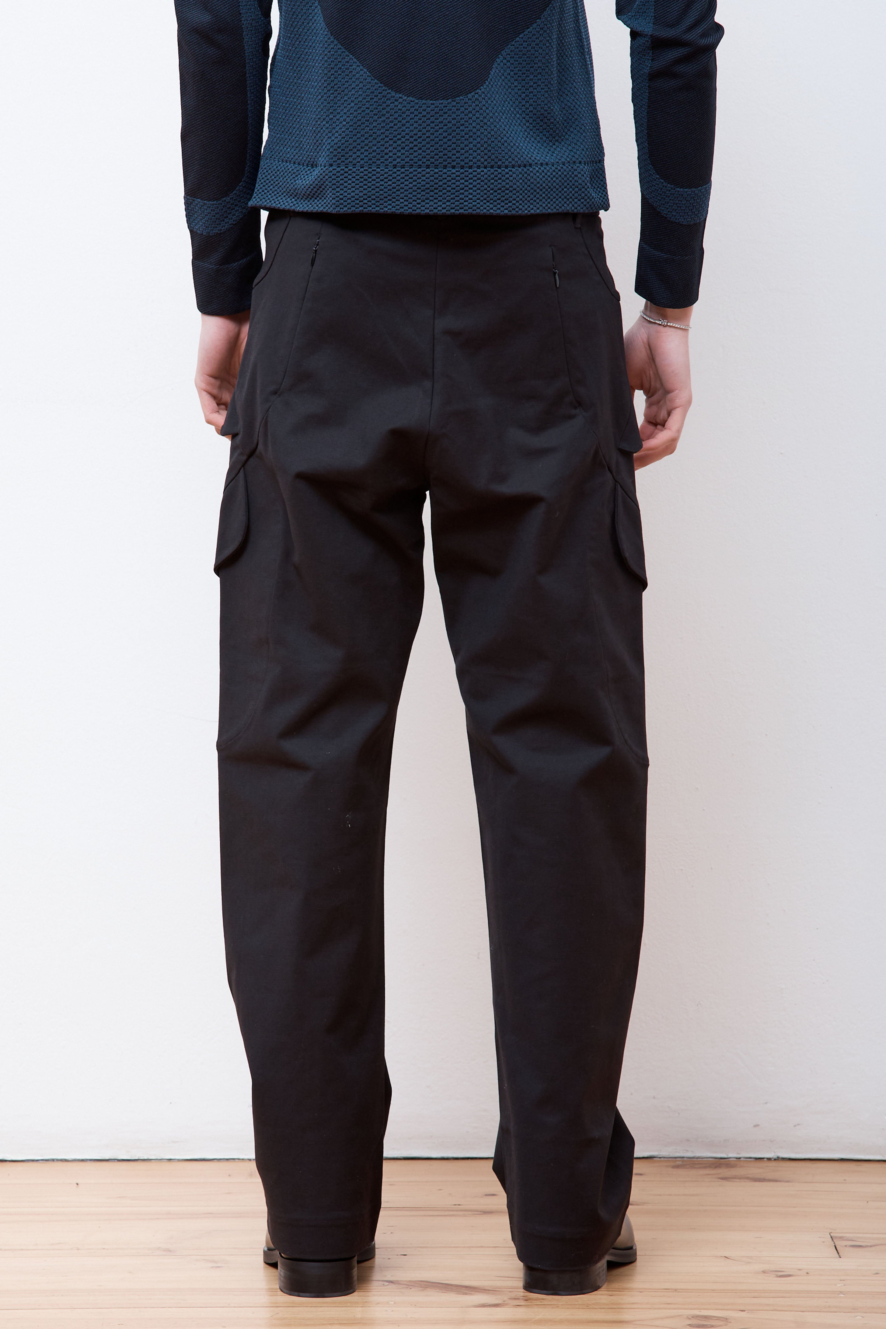 Brace Trousers Shungite Black