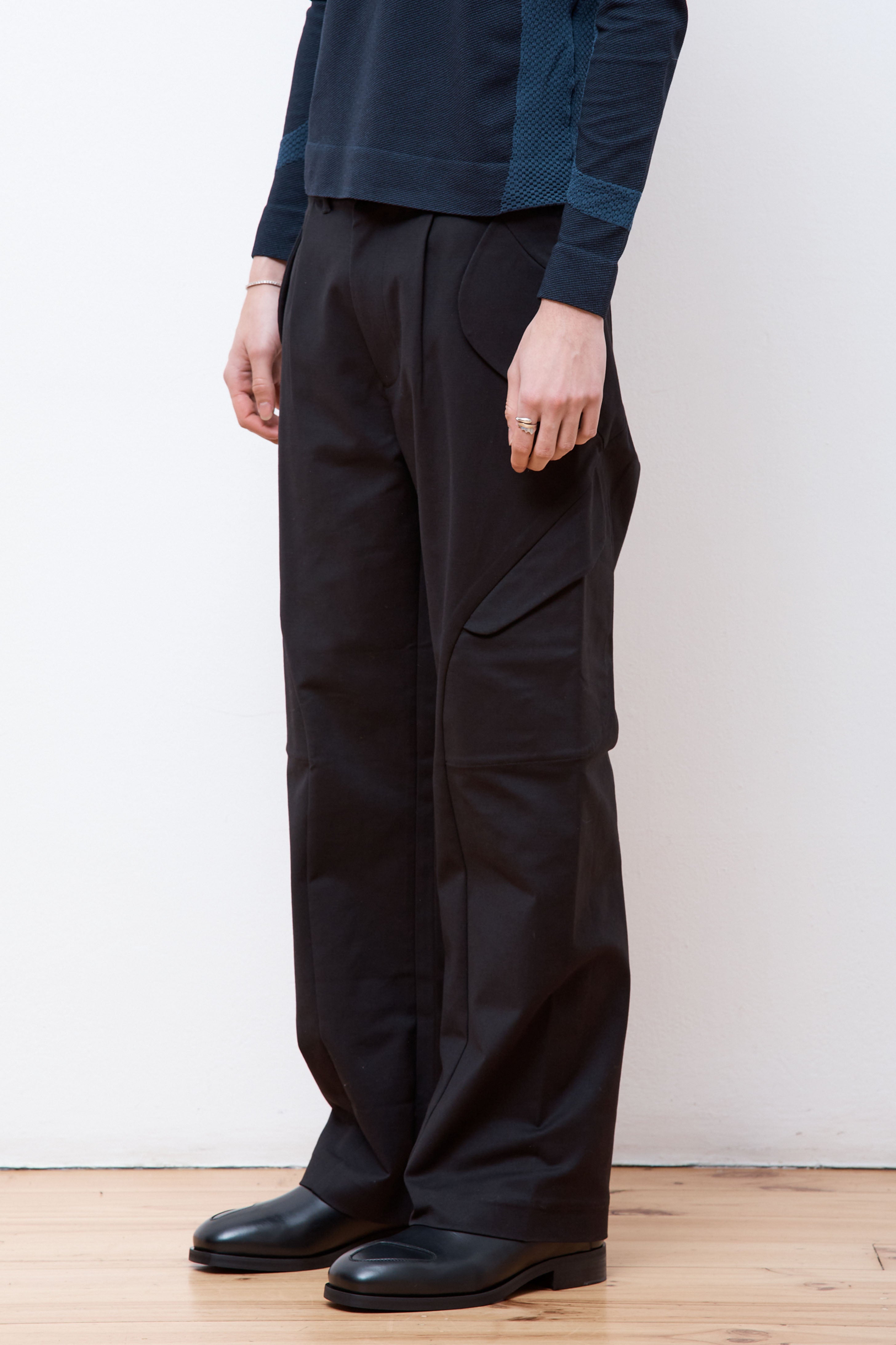 Brace Trousers Shungite Black