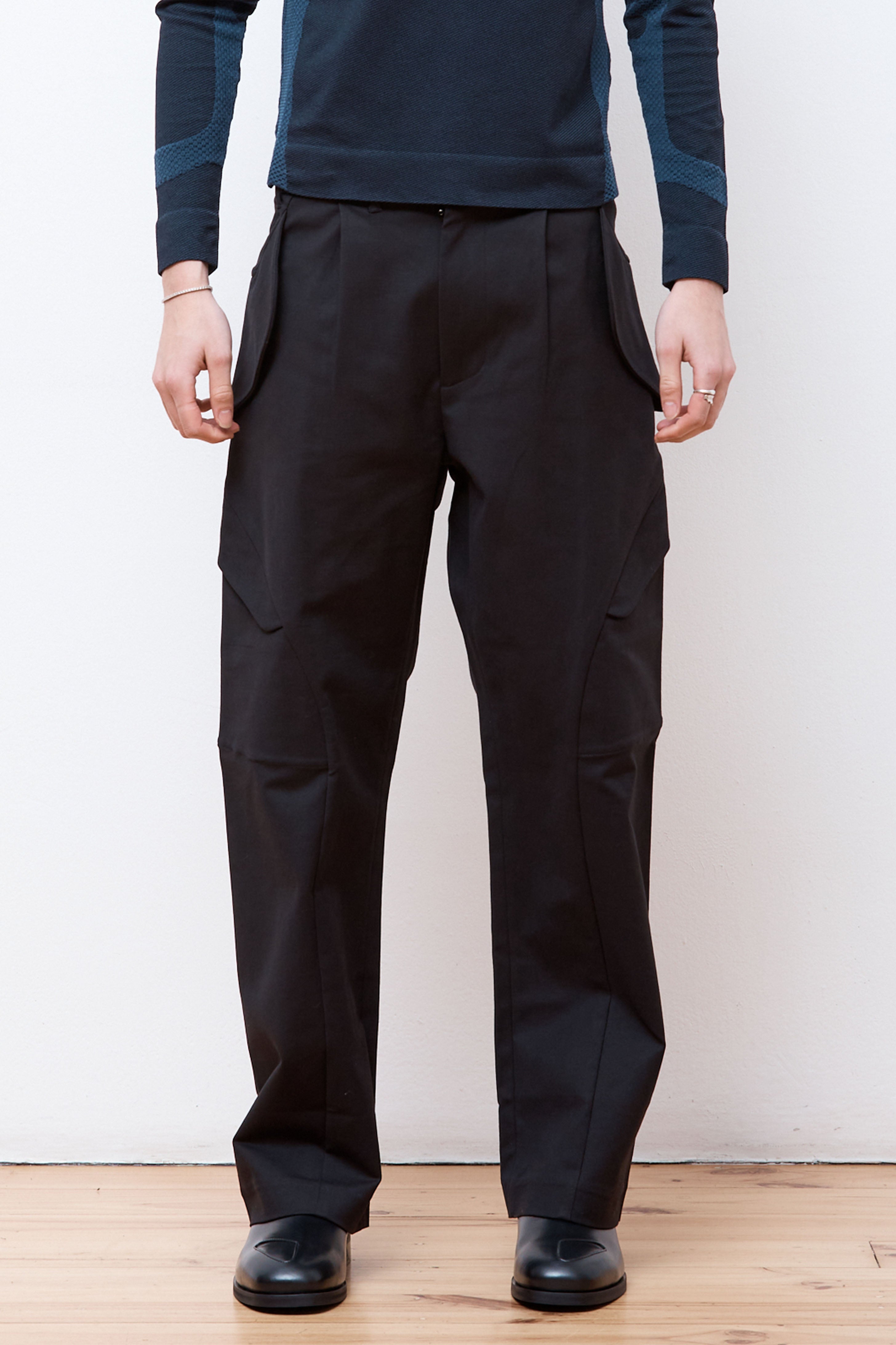 Brace Trousers Shungite Black