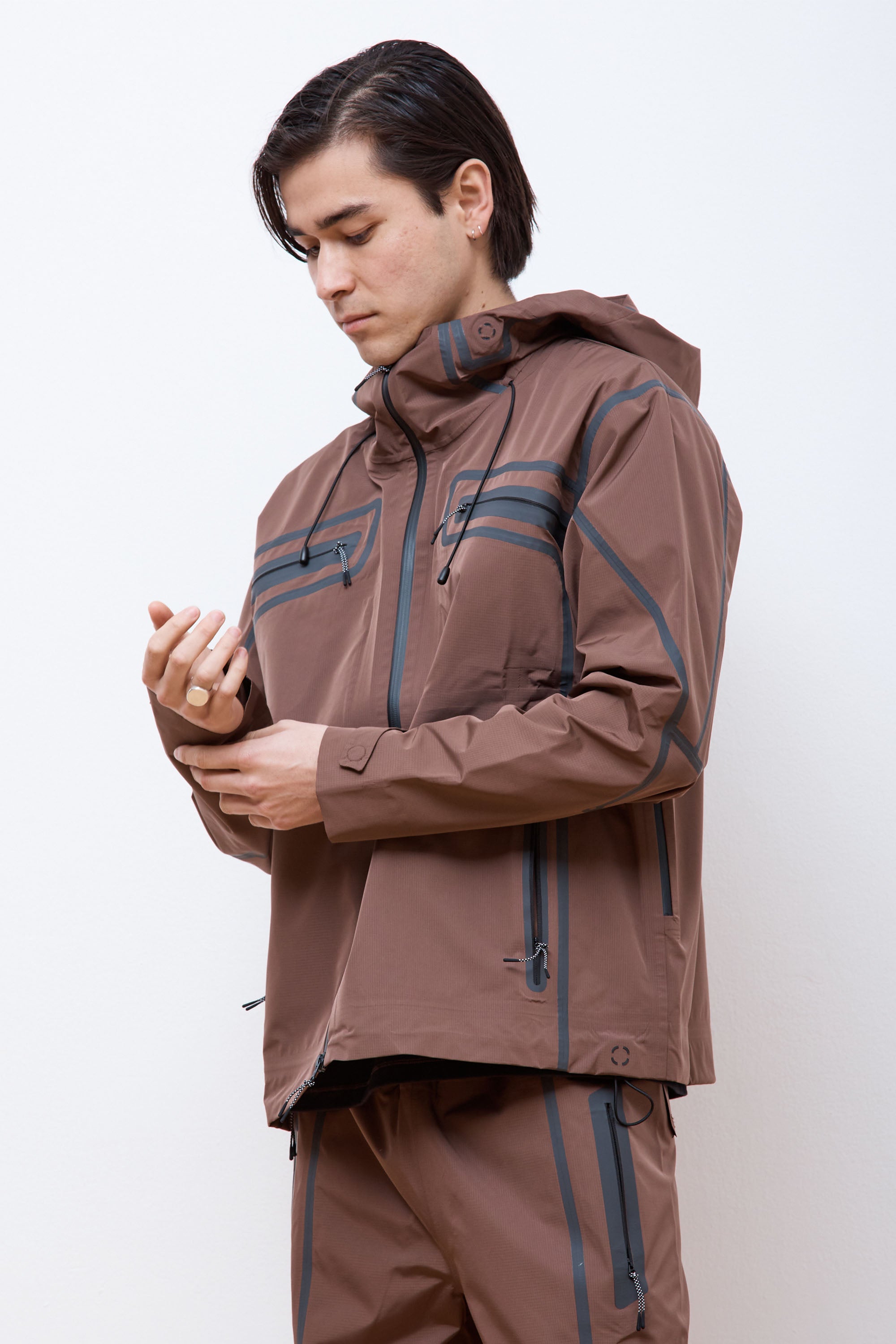 Hardshell Jacket US Brown