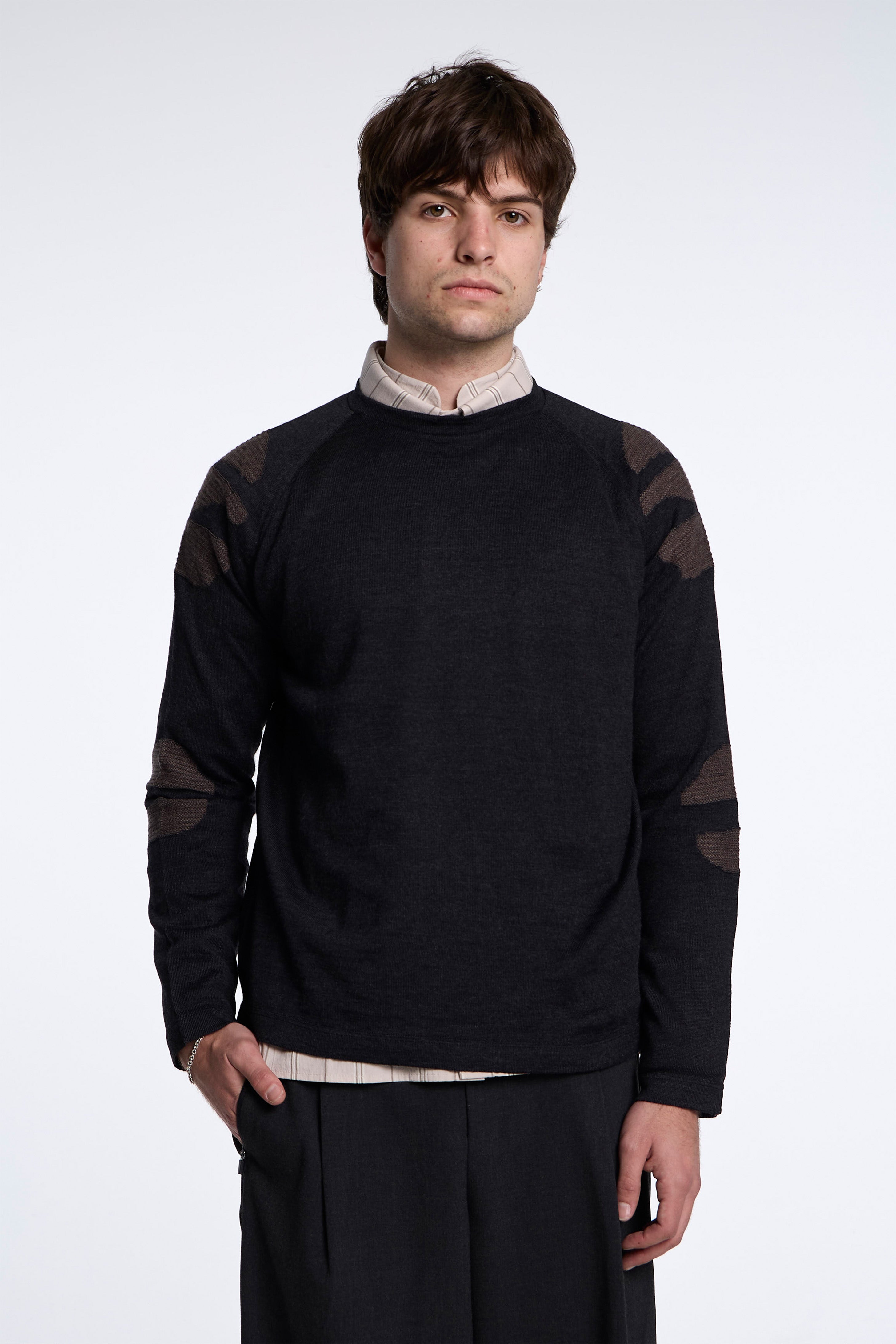 Mediter Knitted Longsleeve Shungite Black