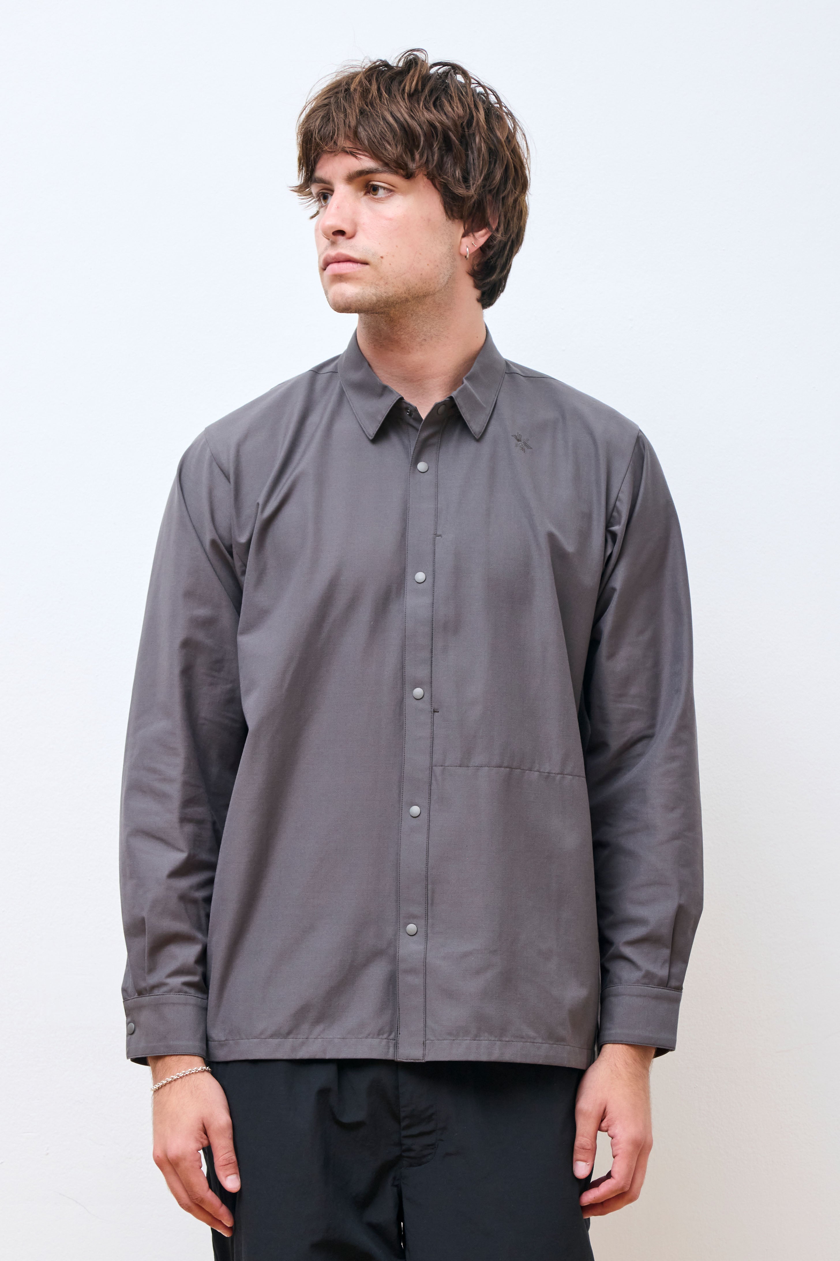 KARAMI Woven Hike Shirt Brown Khaki