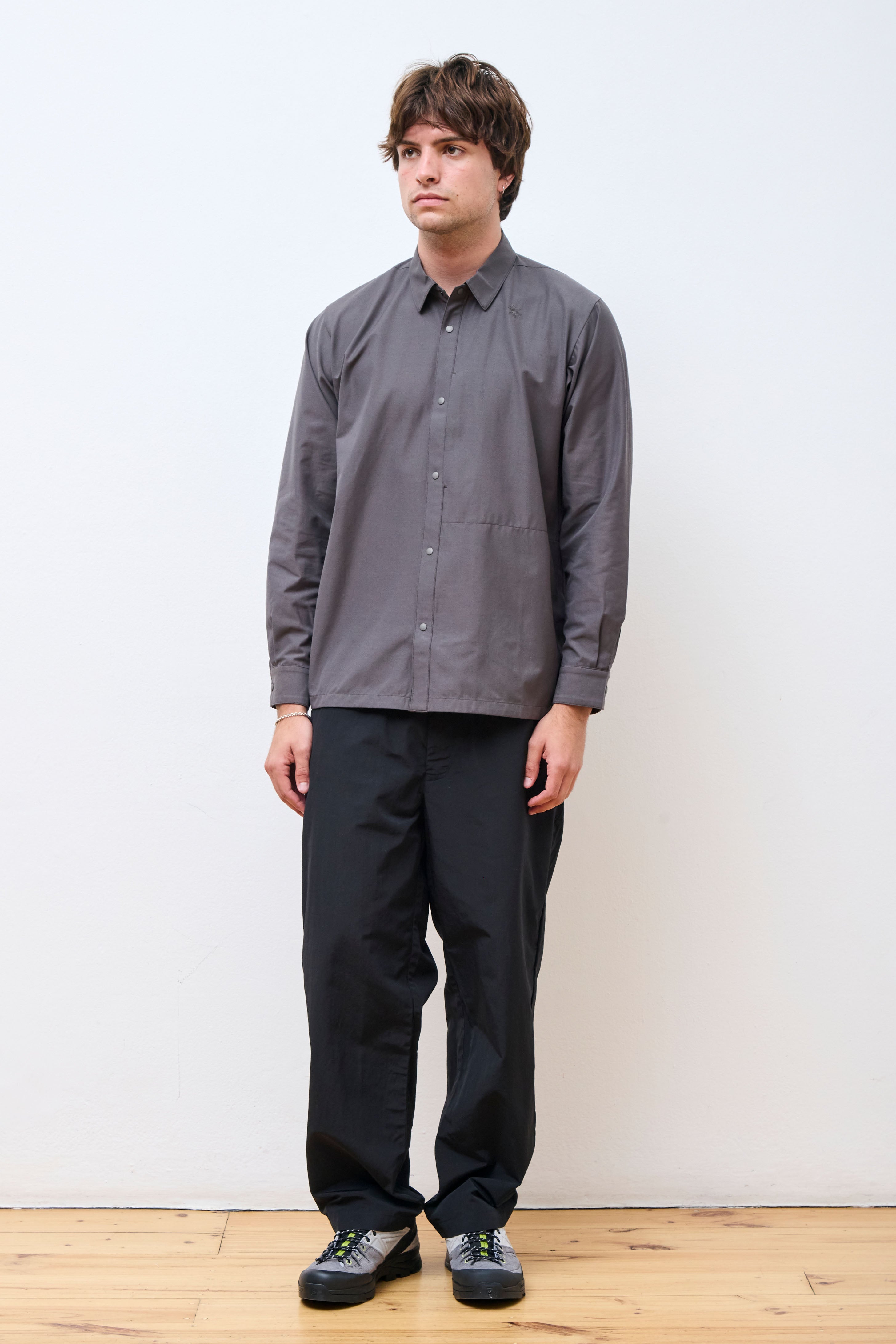 KARAMI Woven Hike Shirt Brown Khaki