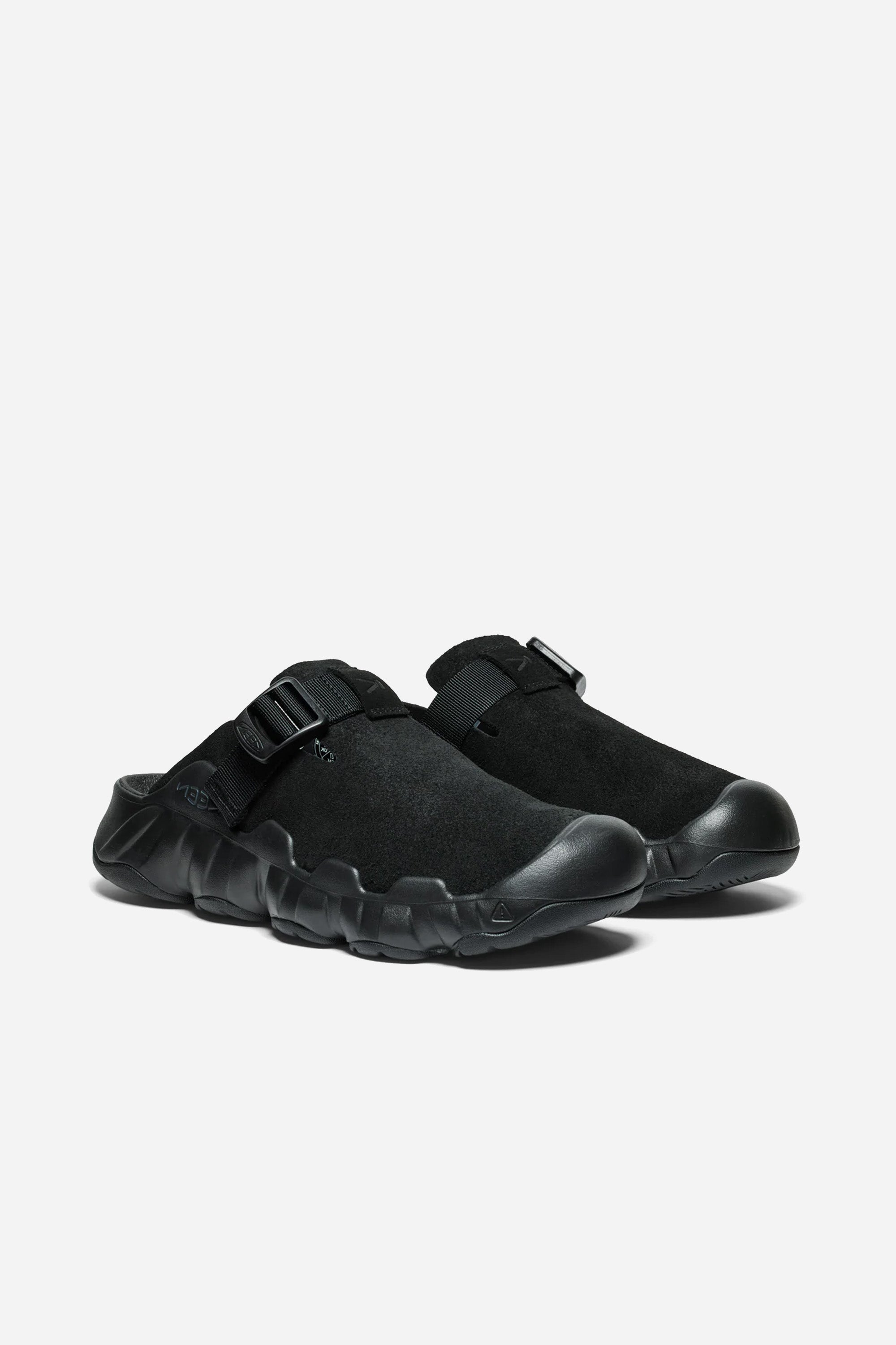 Hyperport Clog Leather Mens Black Black