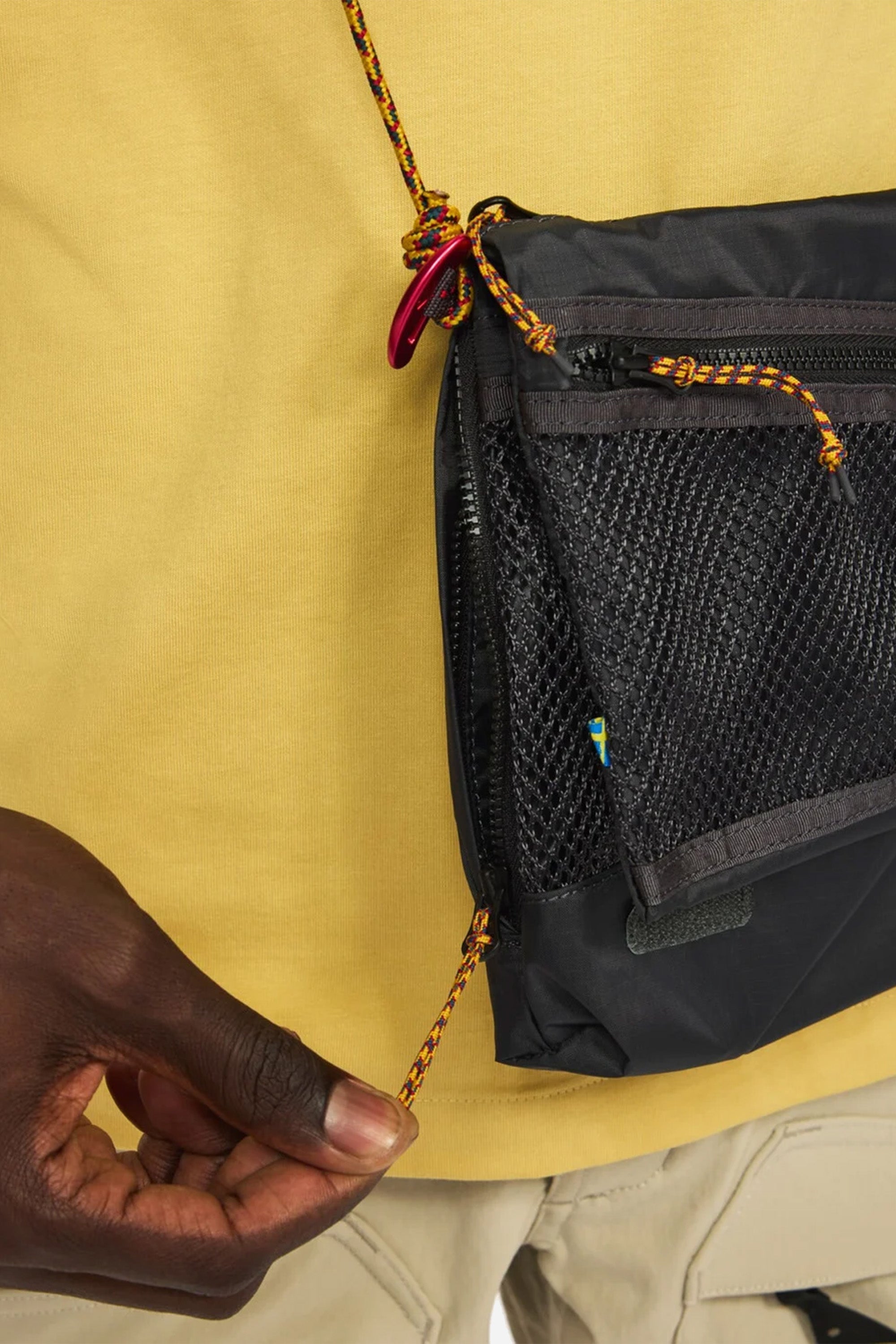 Algir Foldover Bag Raven