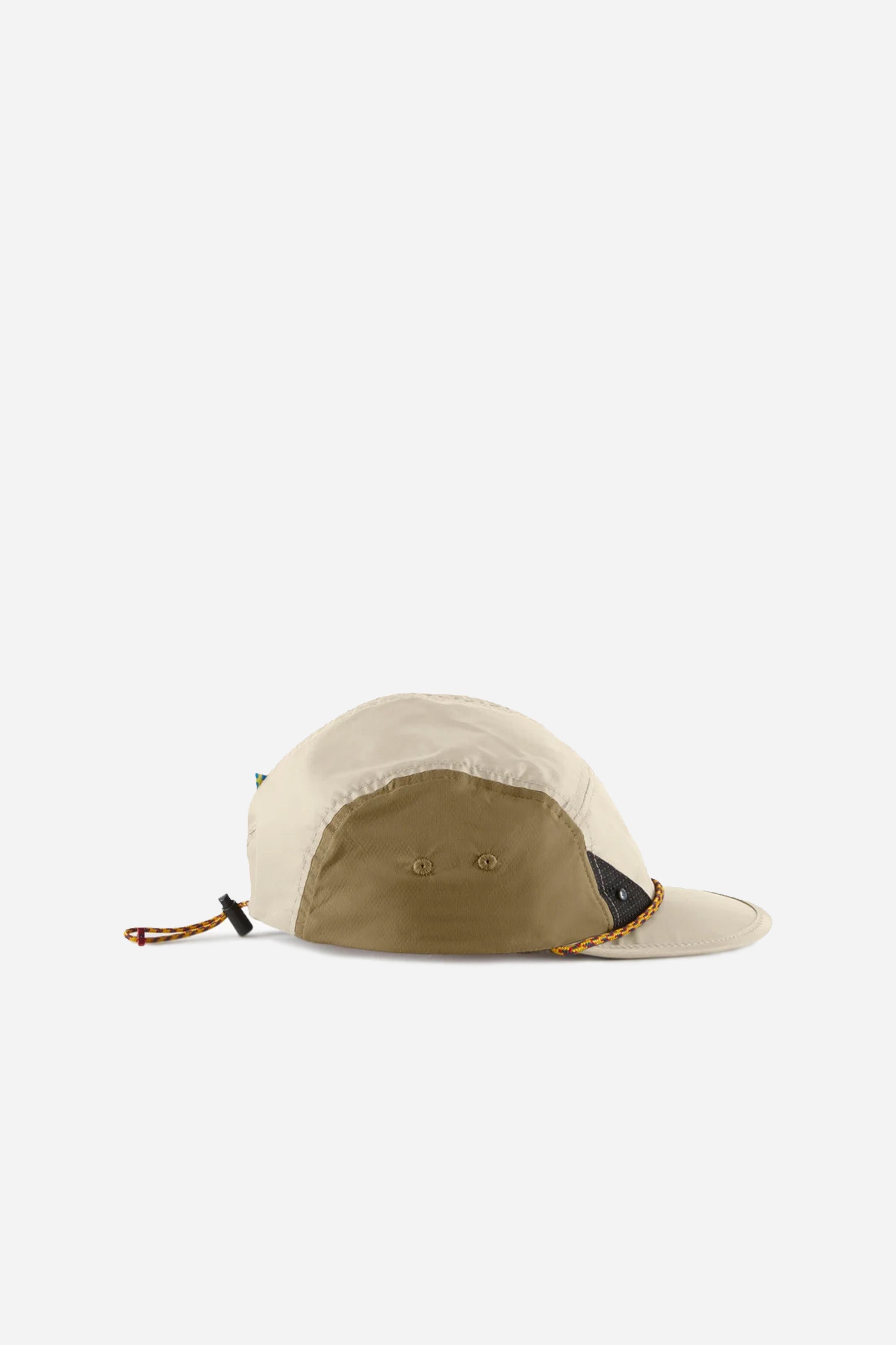 Runa Five Panel Cap Putty Grey-Olive