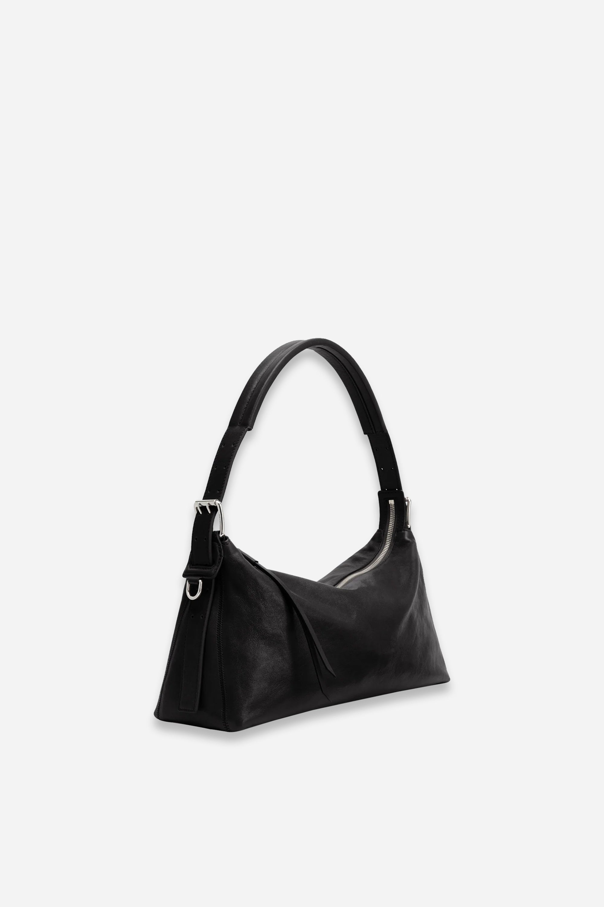 Belted Baguette Bag Dark Chocolate