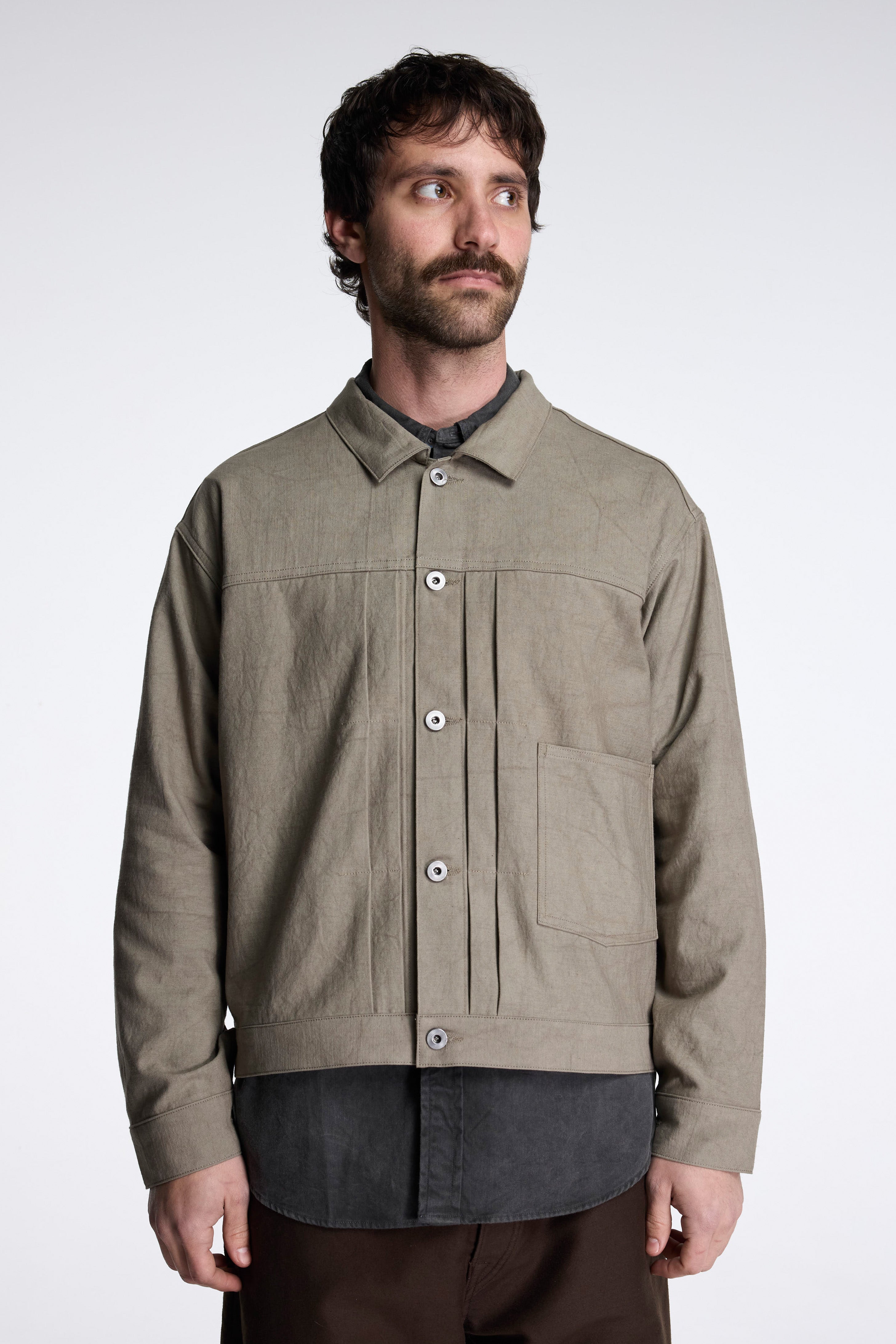 LOT.309 Buckle-Backed Jacket Beige