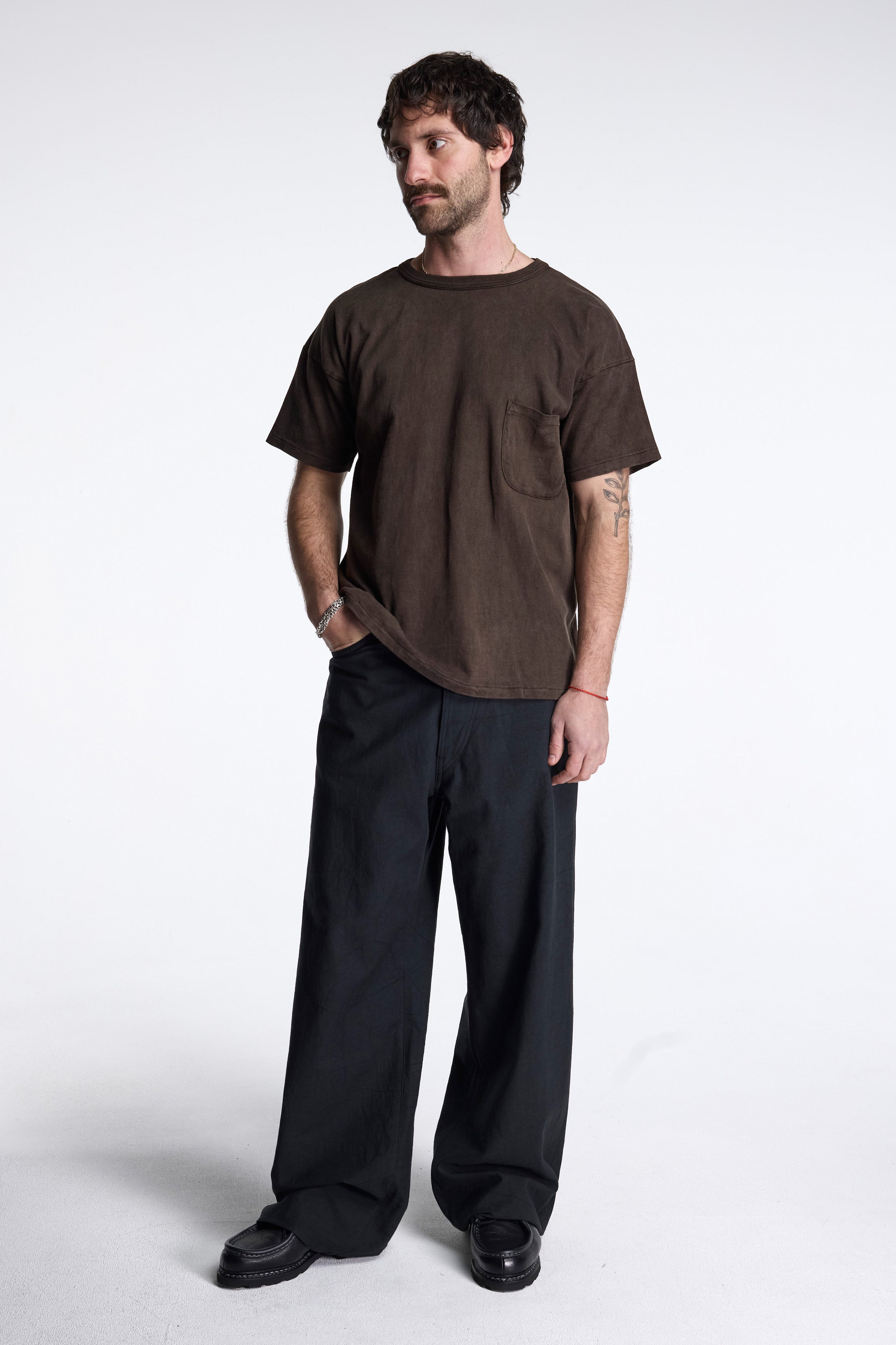 LOT.601 Tee Shirt Mud Dyed Brown