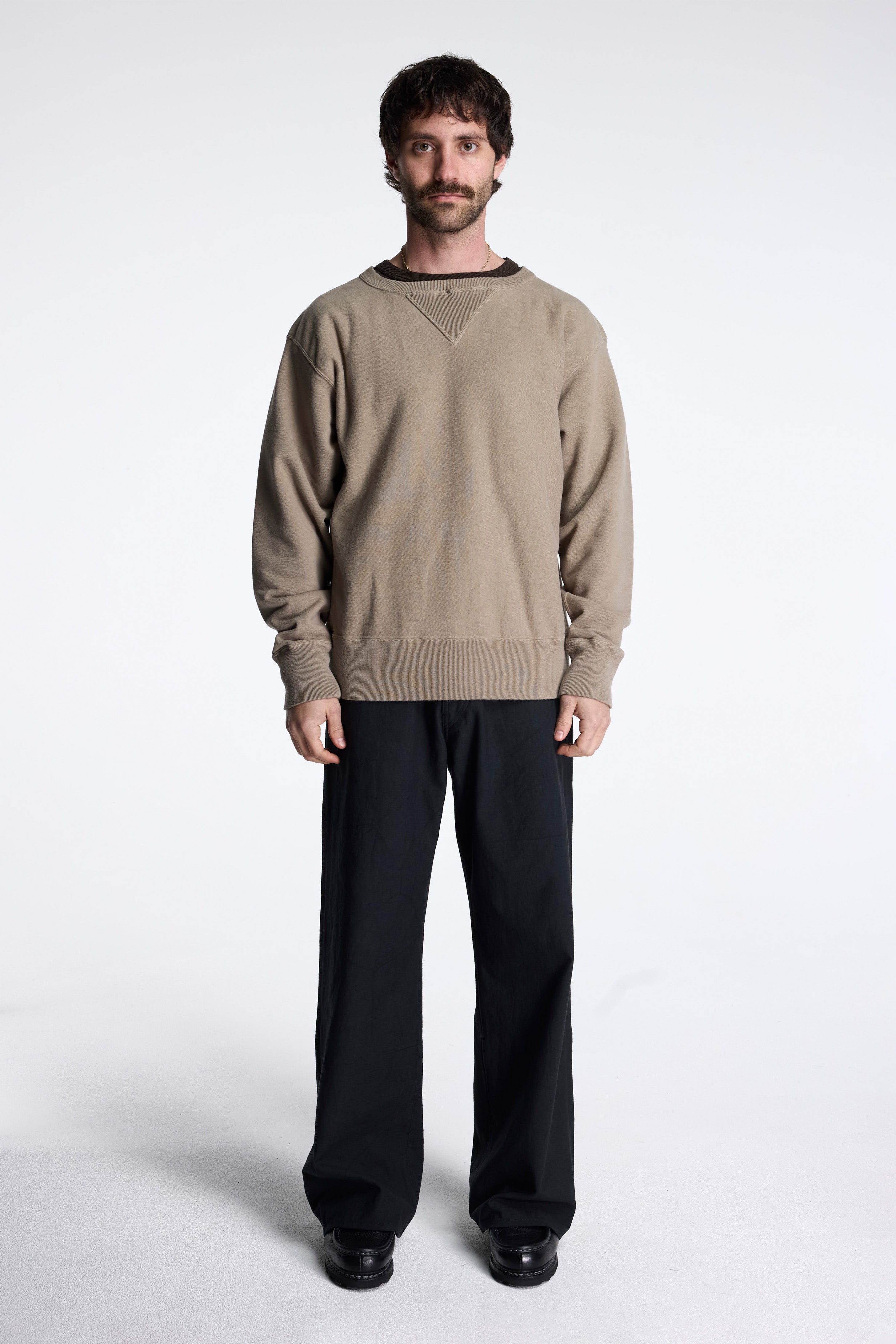 LOT.209 Buckle-Backed Trousers Black