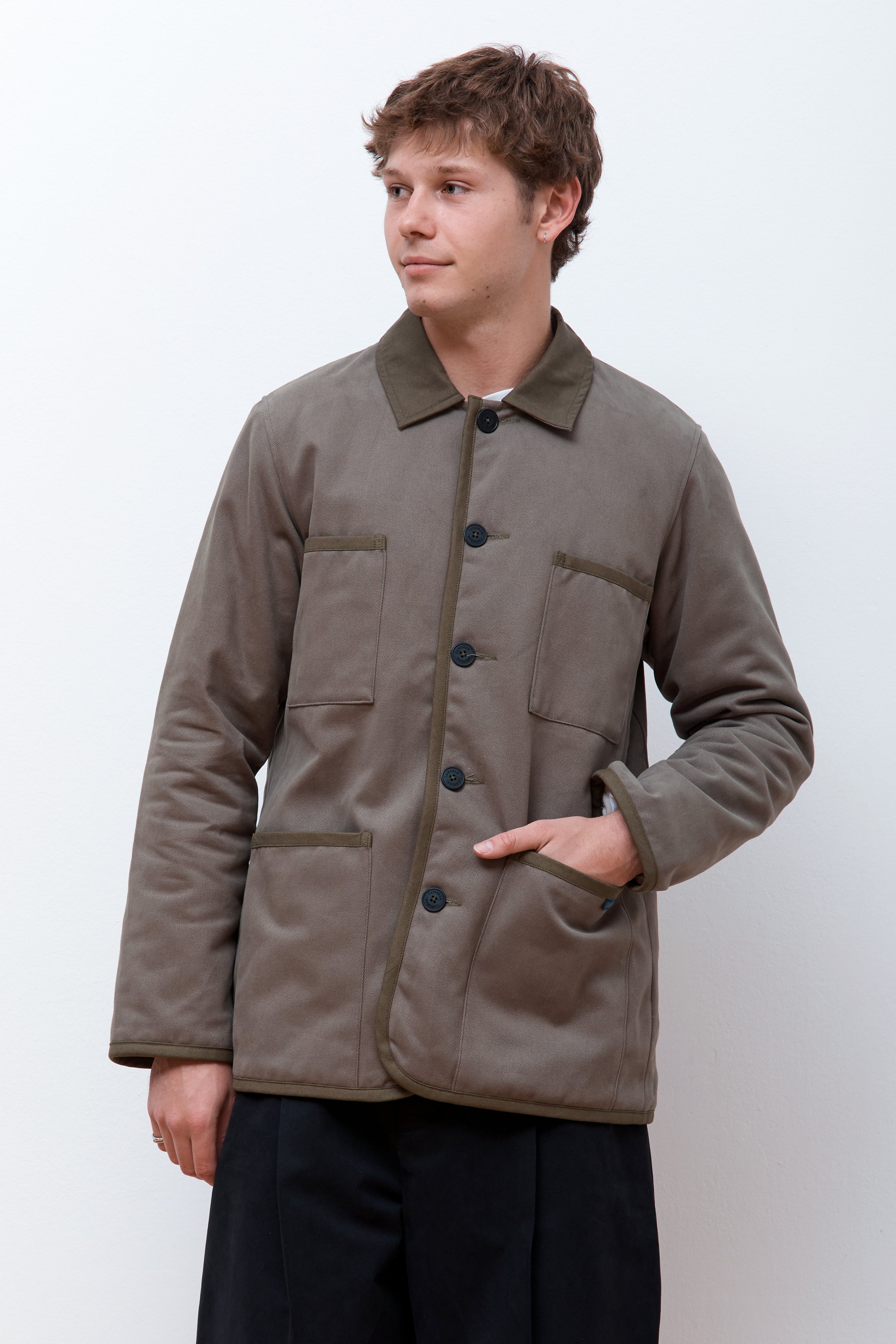 Workwear Button Denham Jacket Olive