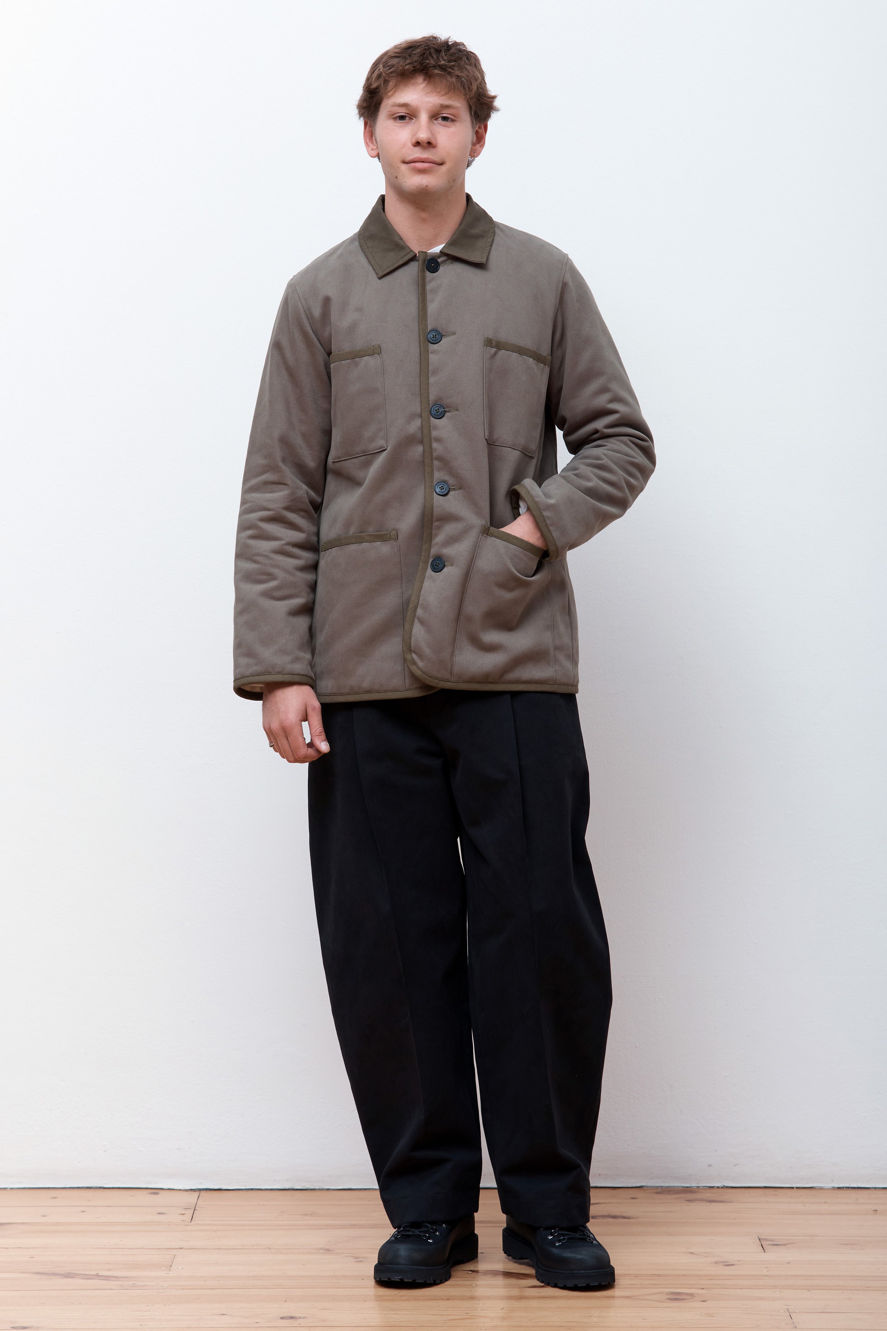 Workwear Button Denham Jacket Olive