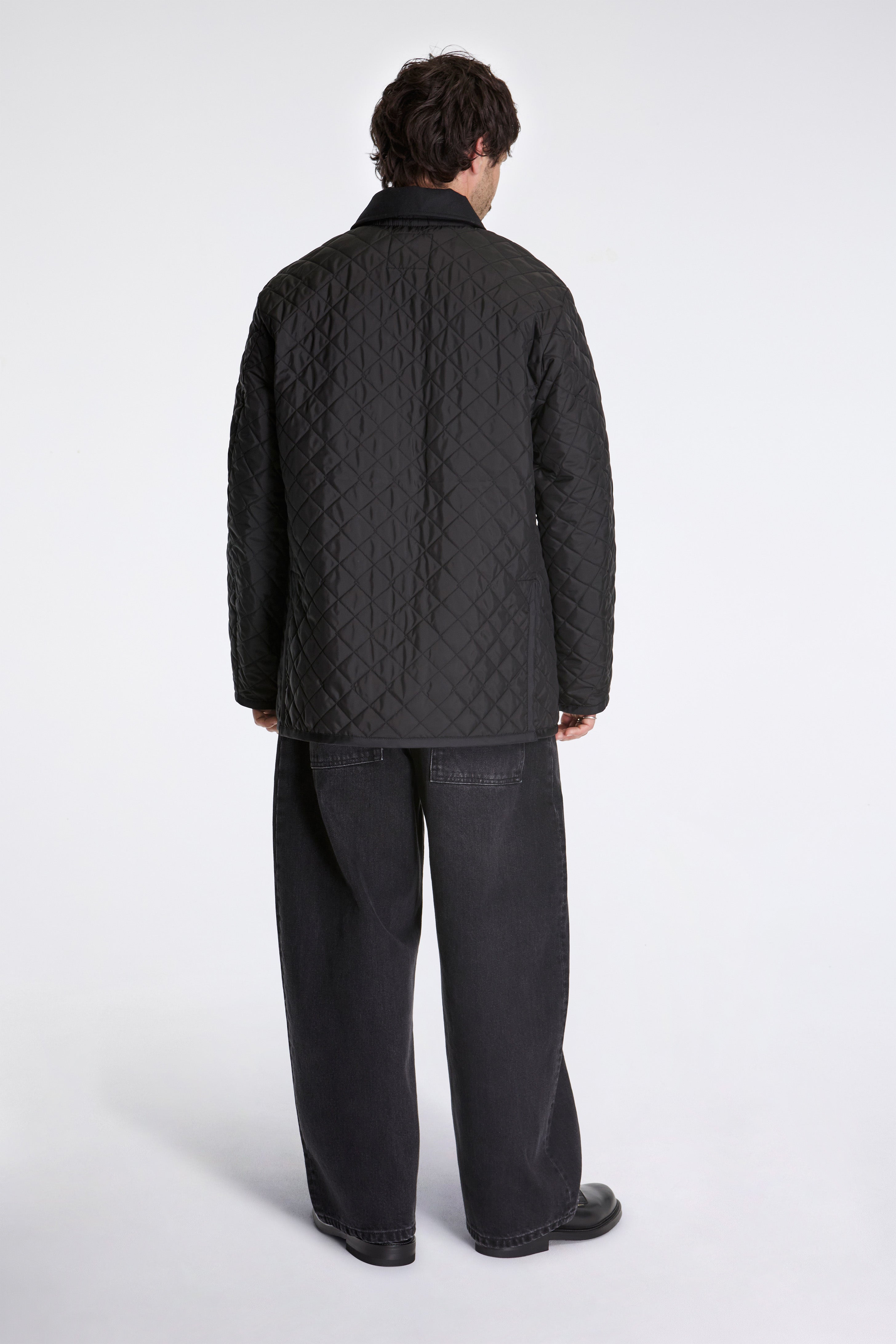 Paneled Jacket Sable/Black