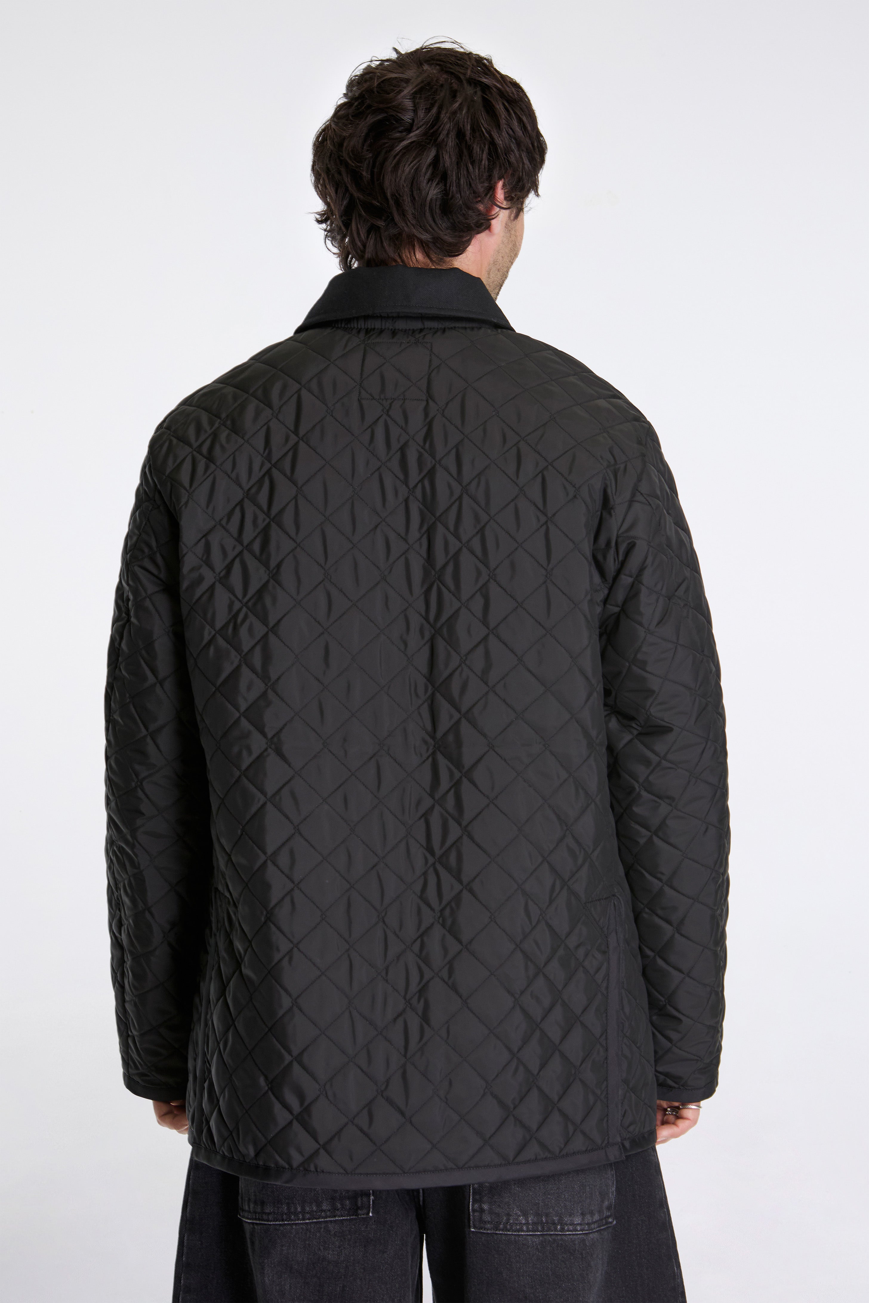 Paneled Jacket Sable/Black