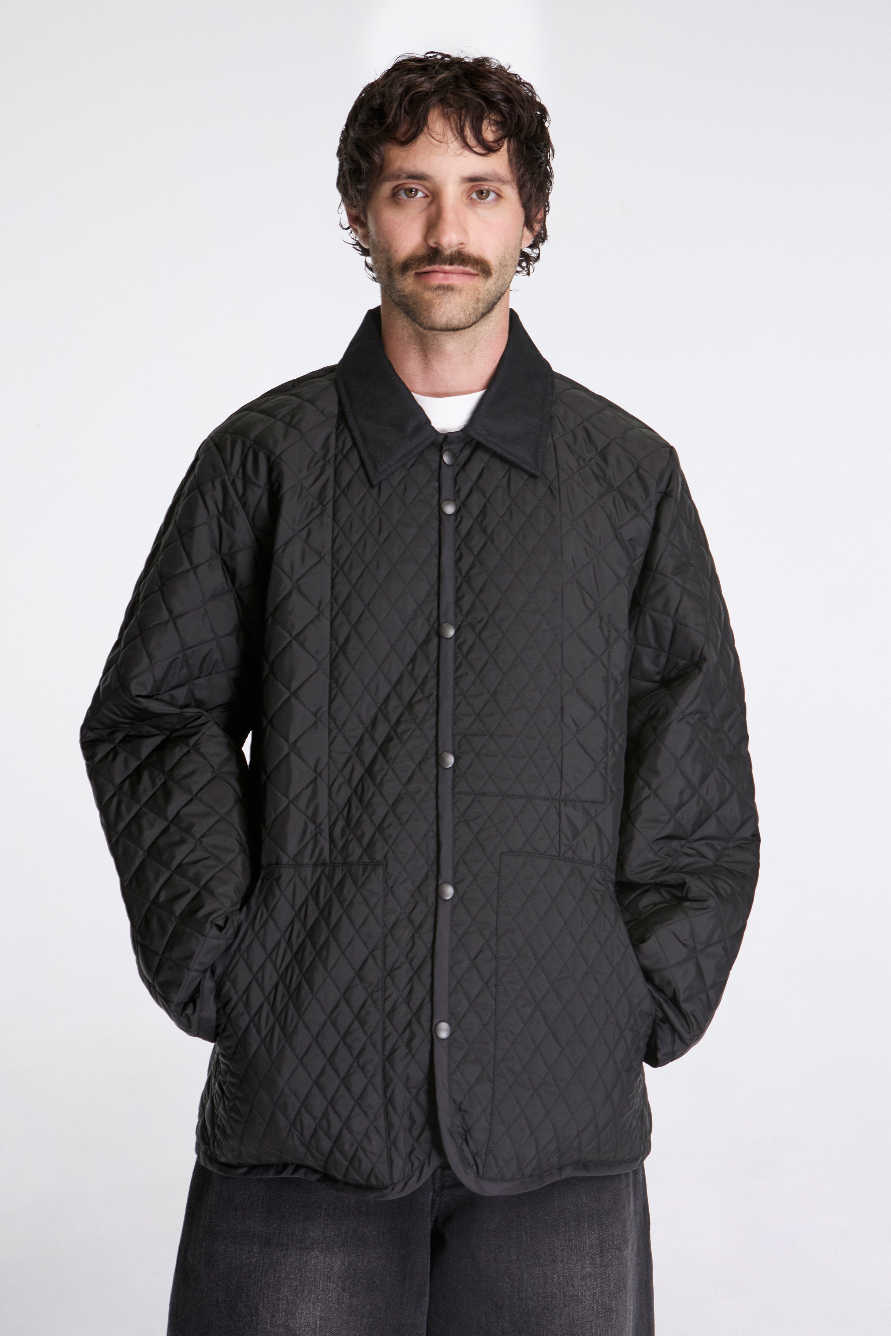 Paneled Jacket Sable/Black