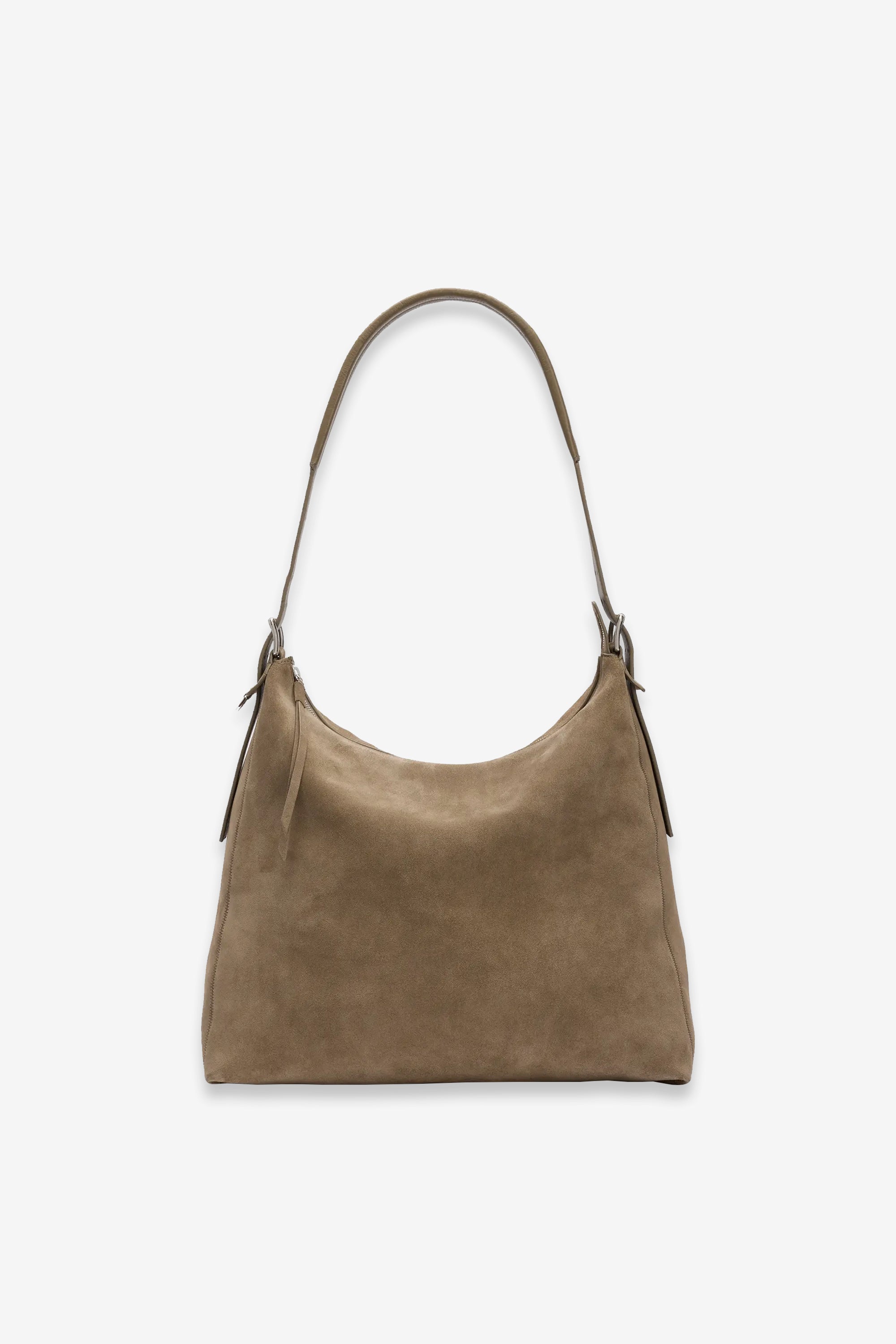 Belted Hobo Bag Pebble