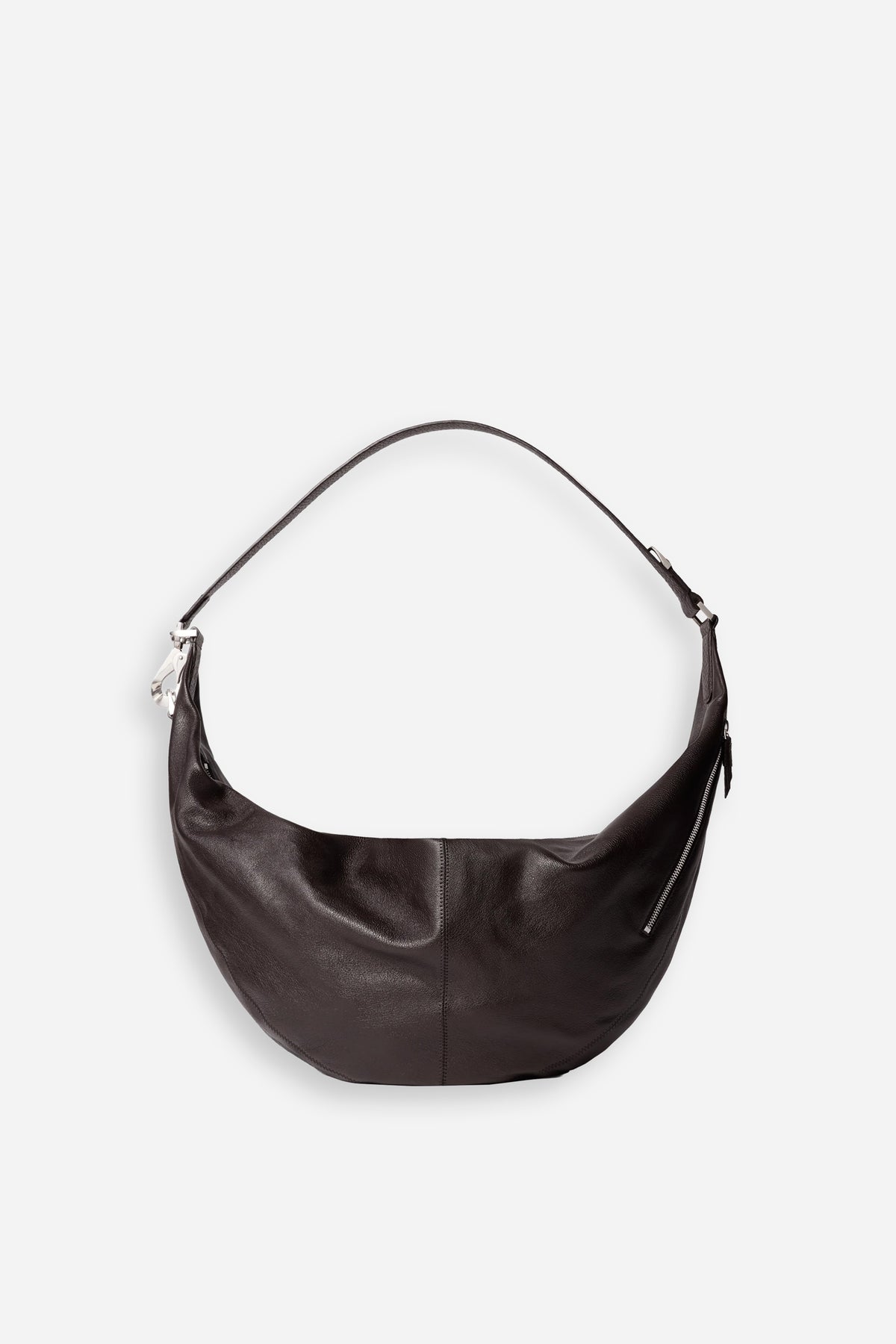 Large Quiver Clip Bag Dark Chocolate