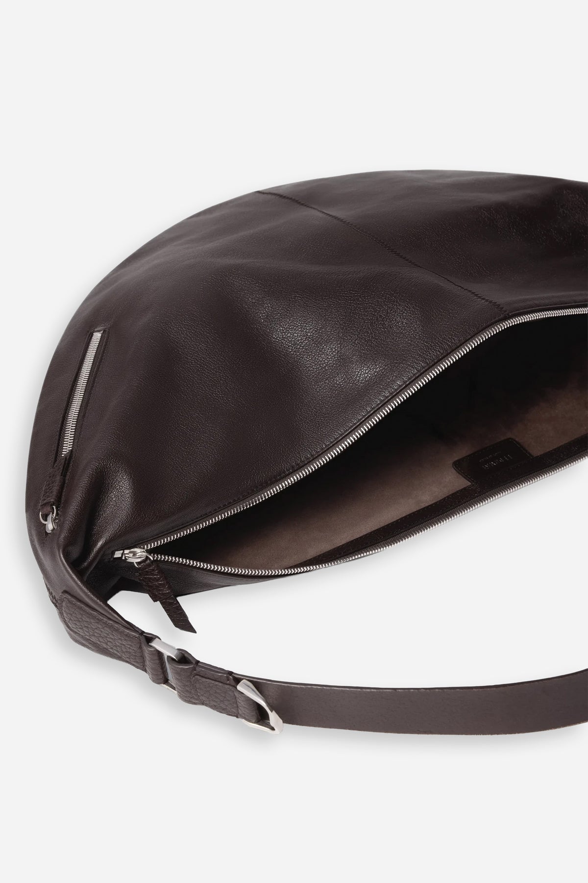 Large Quiver Clip Bag Dark Chocolate