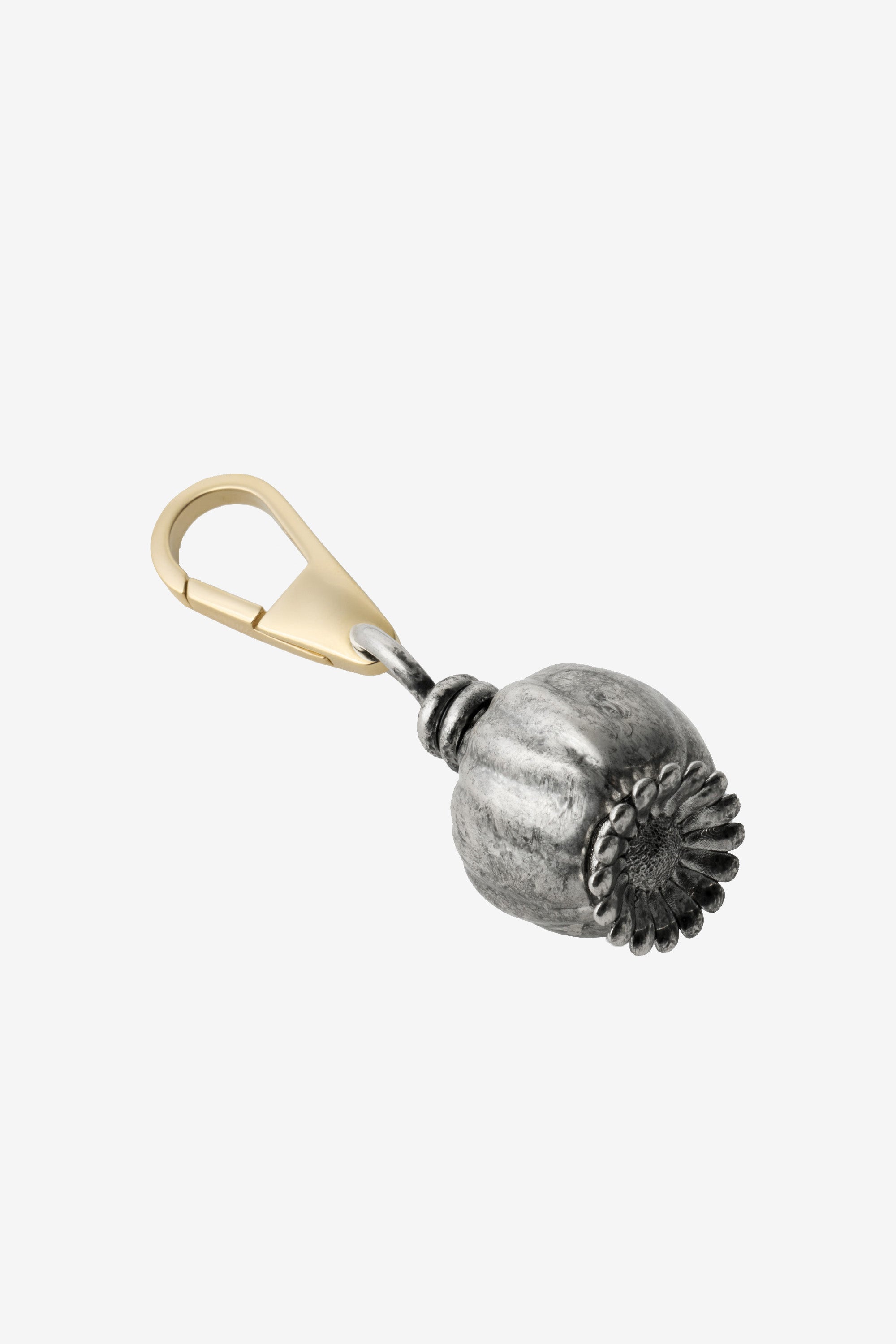 Maxi Thistle Charm Old Silver
