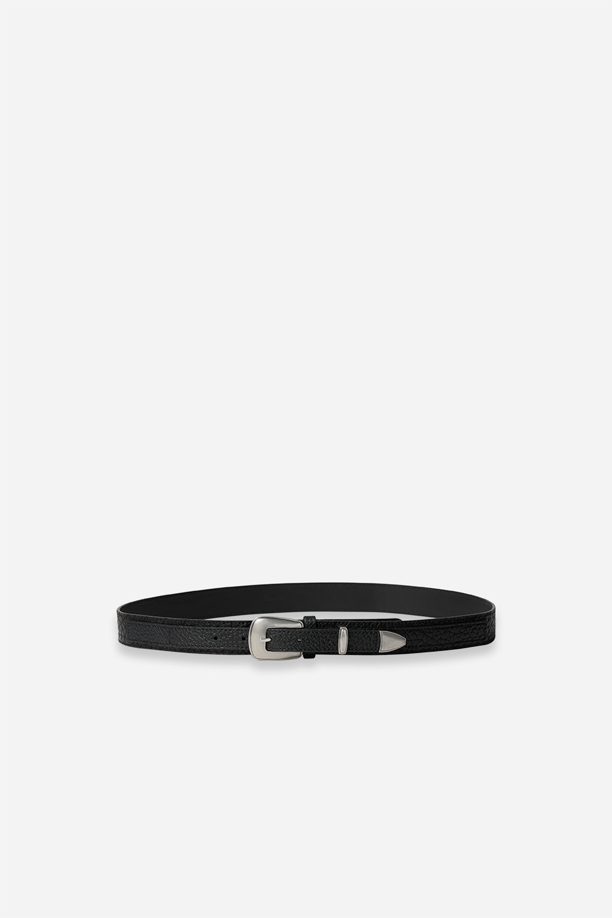 Minimal Western Belt Black