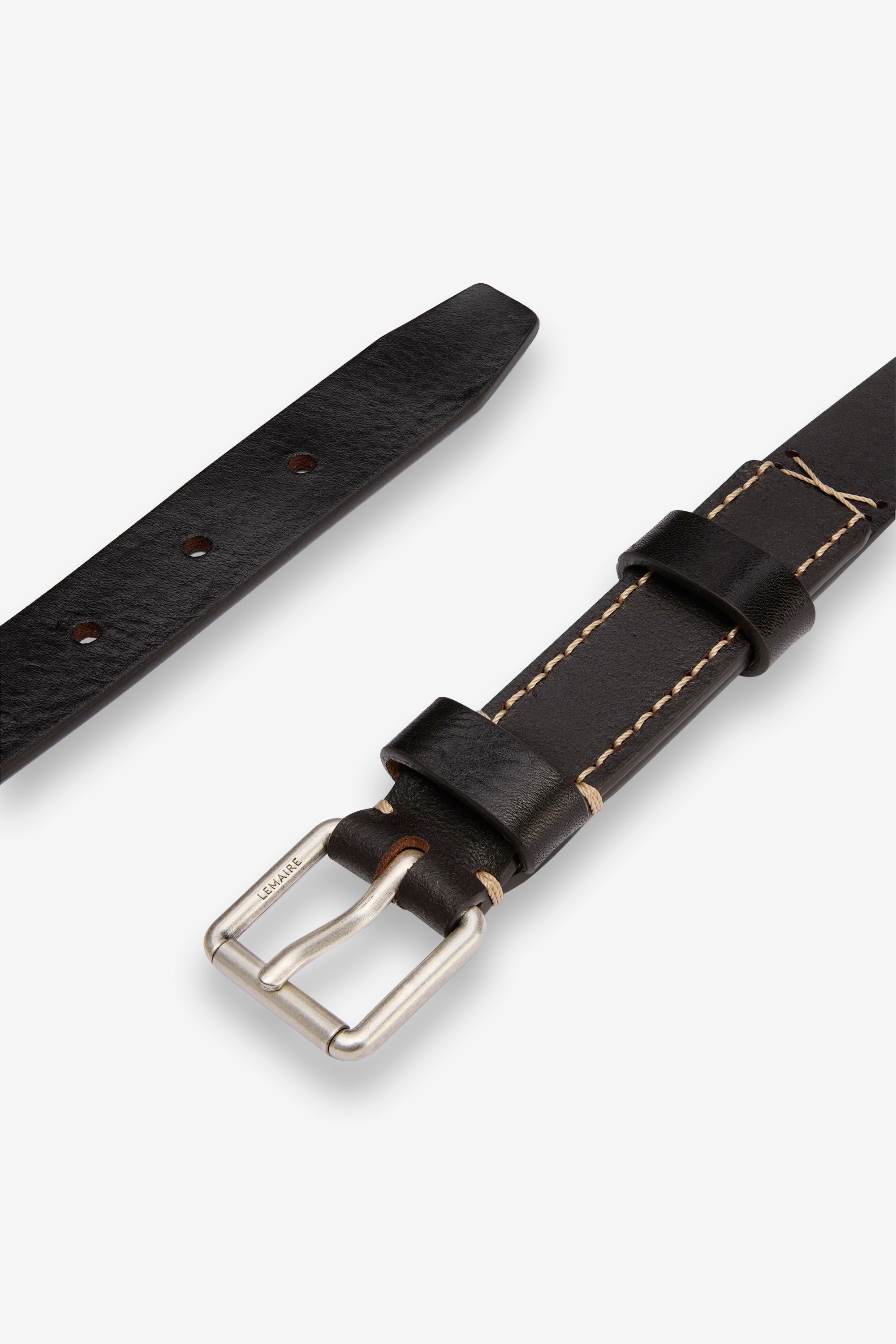 Reversed Belt 25 Vegetable Leather Dark Brown