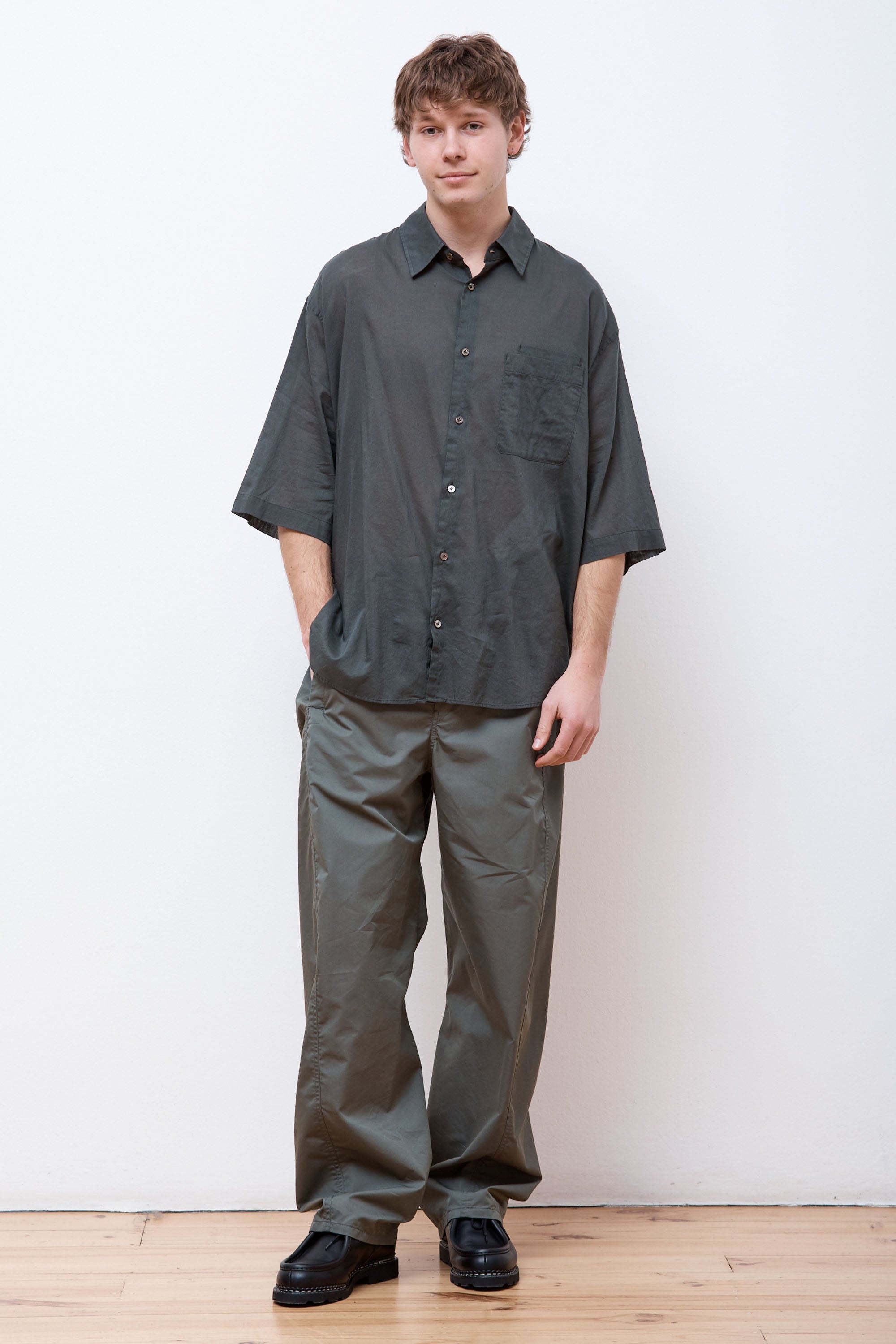 Double Pocket SS Shirt Asphalt