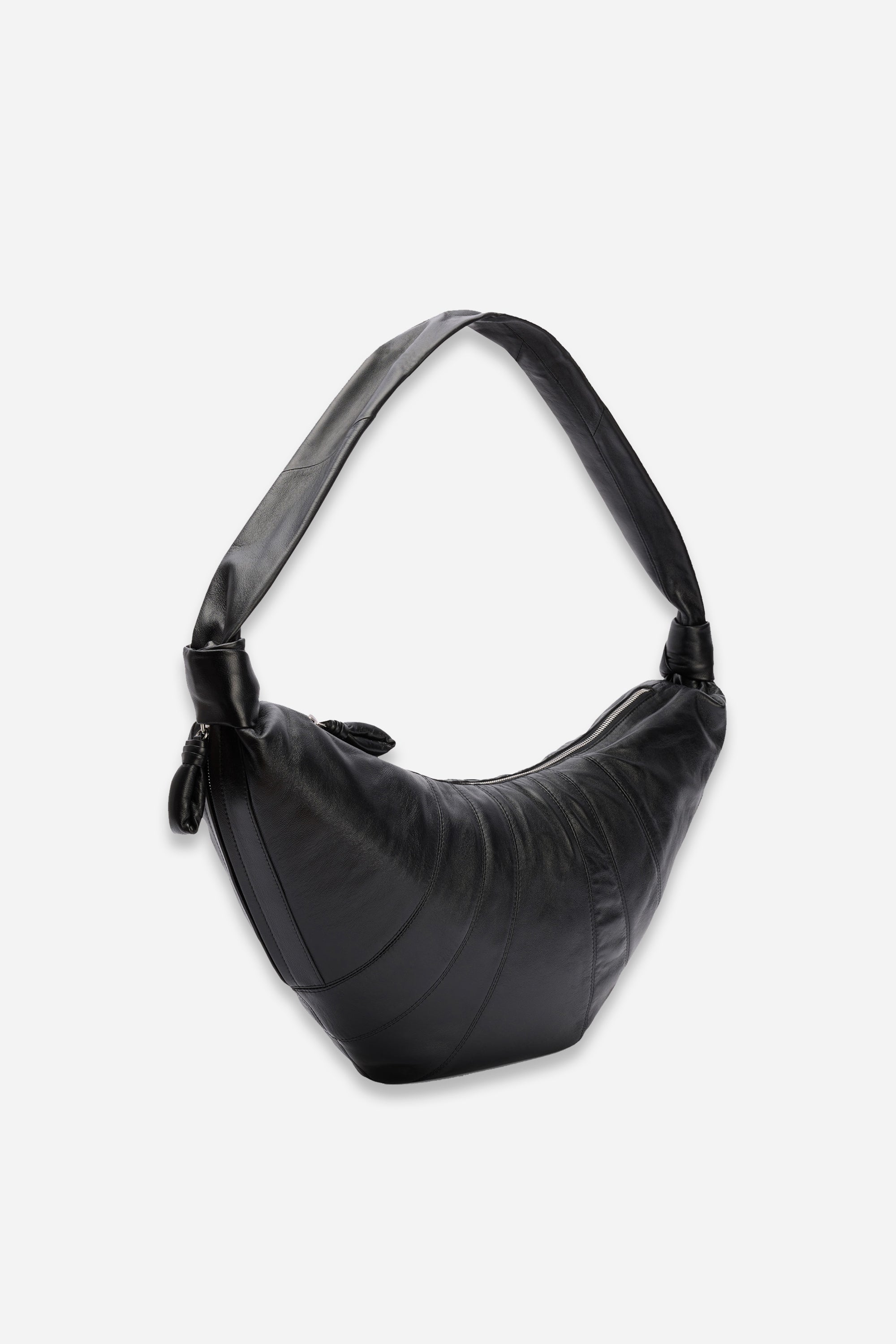 Large Croissant Bag Black