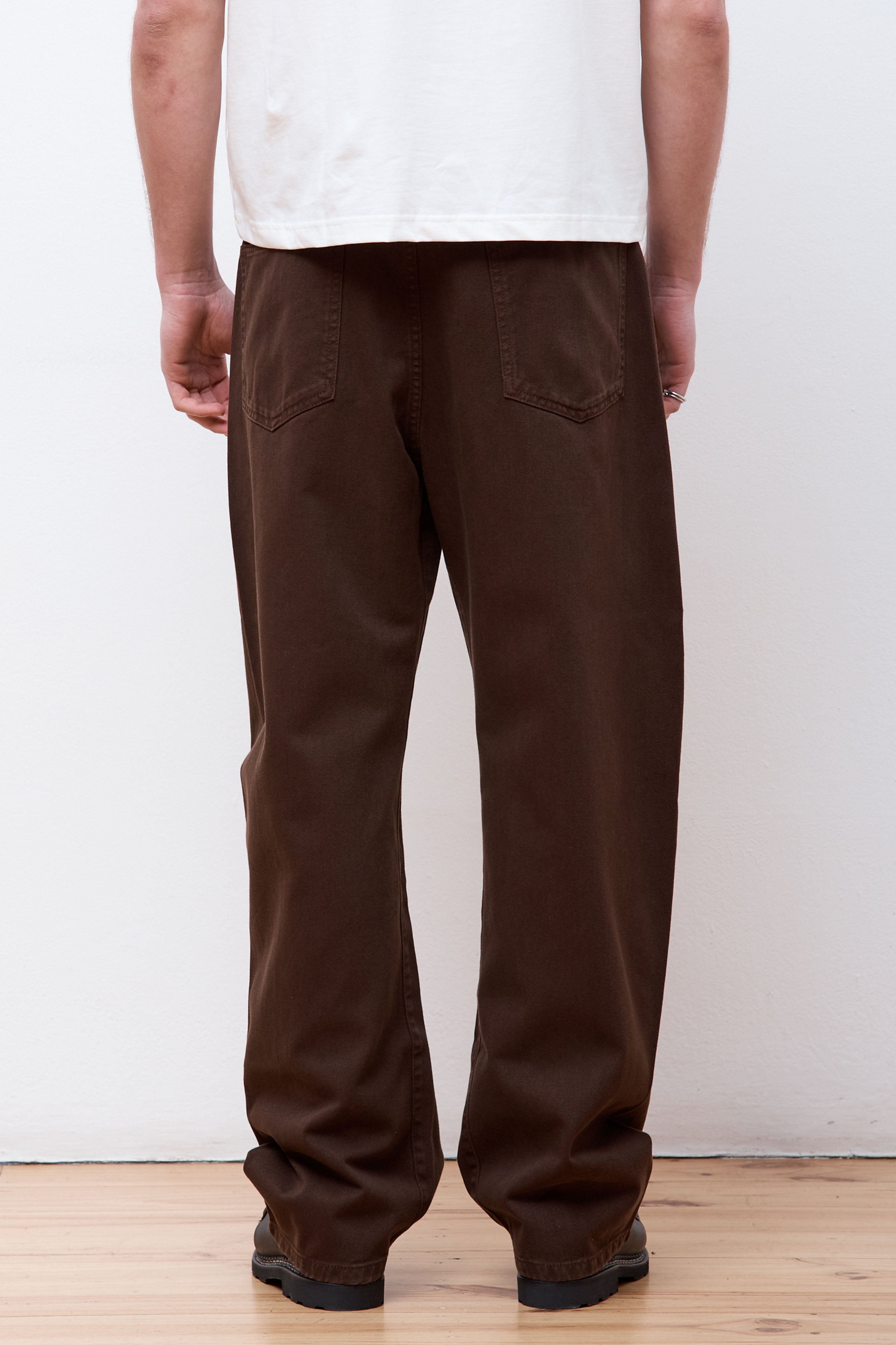 Twisted Belted Pants Espresso